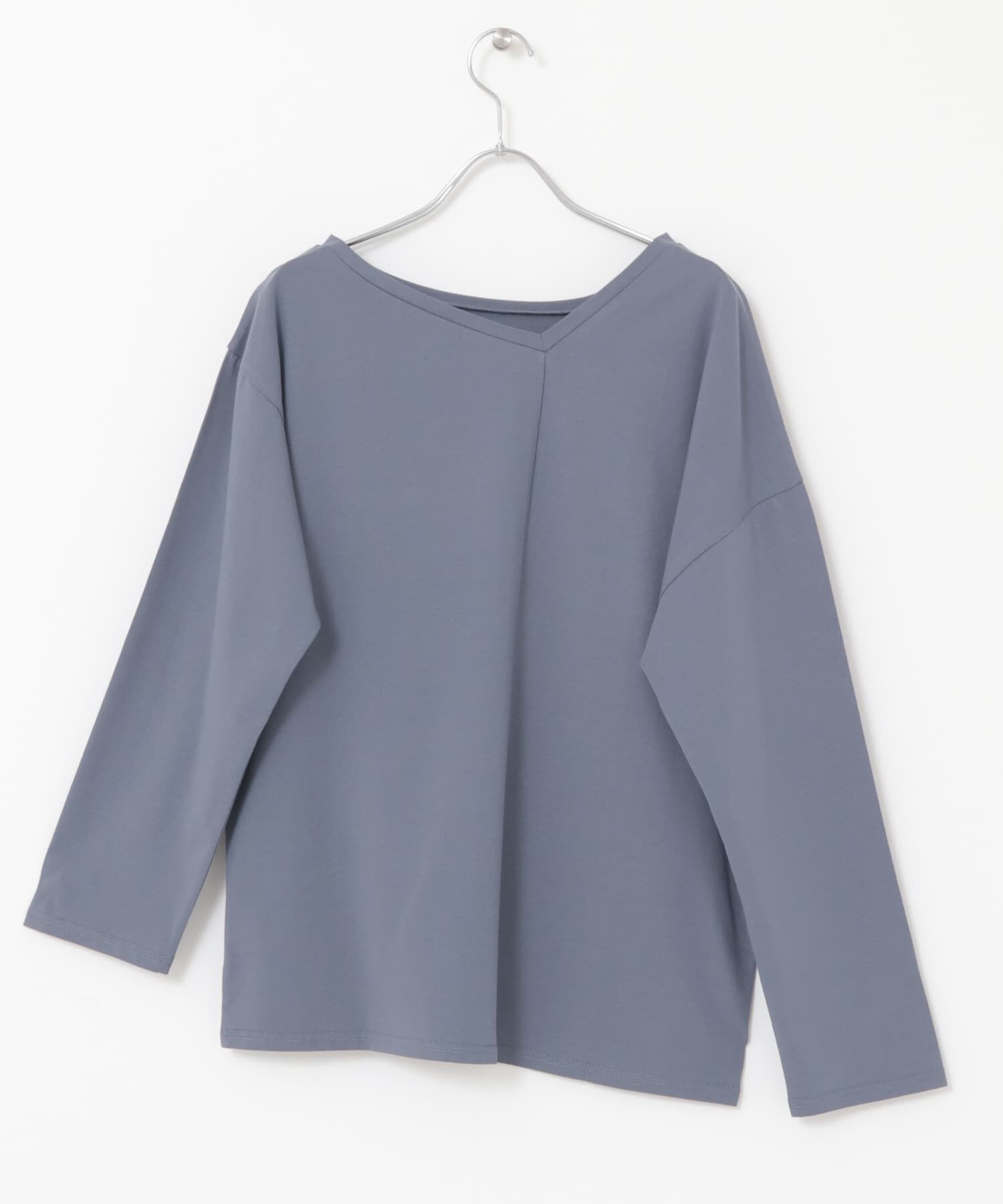  「アシメネックカットソー」|Tシャツ・カットソー|