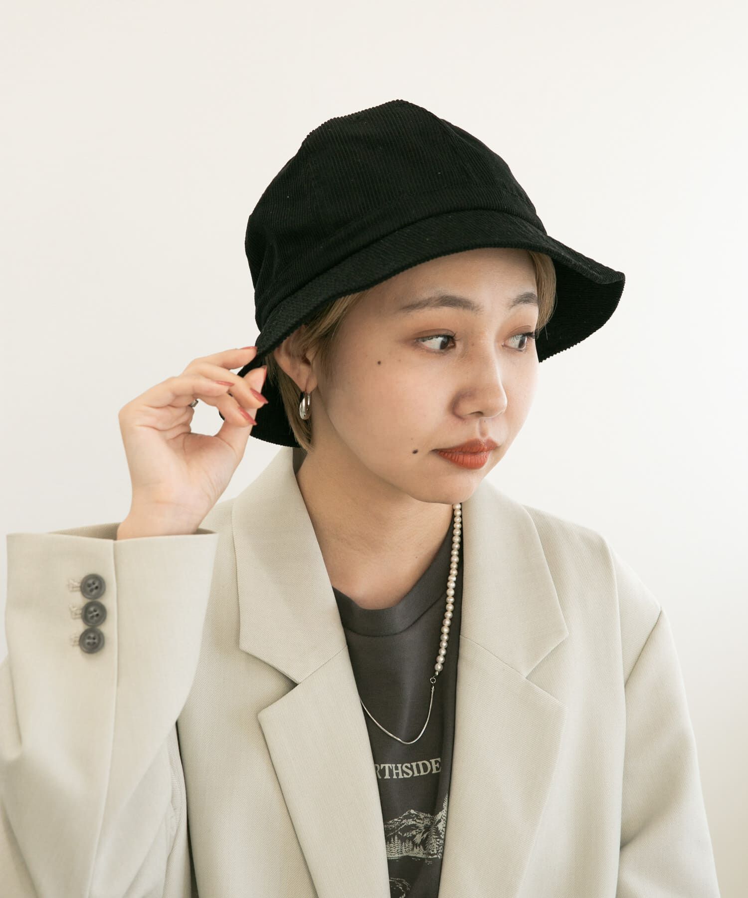  「コーデュロイバケットHAT」|ハット|