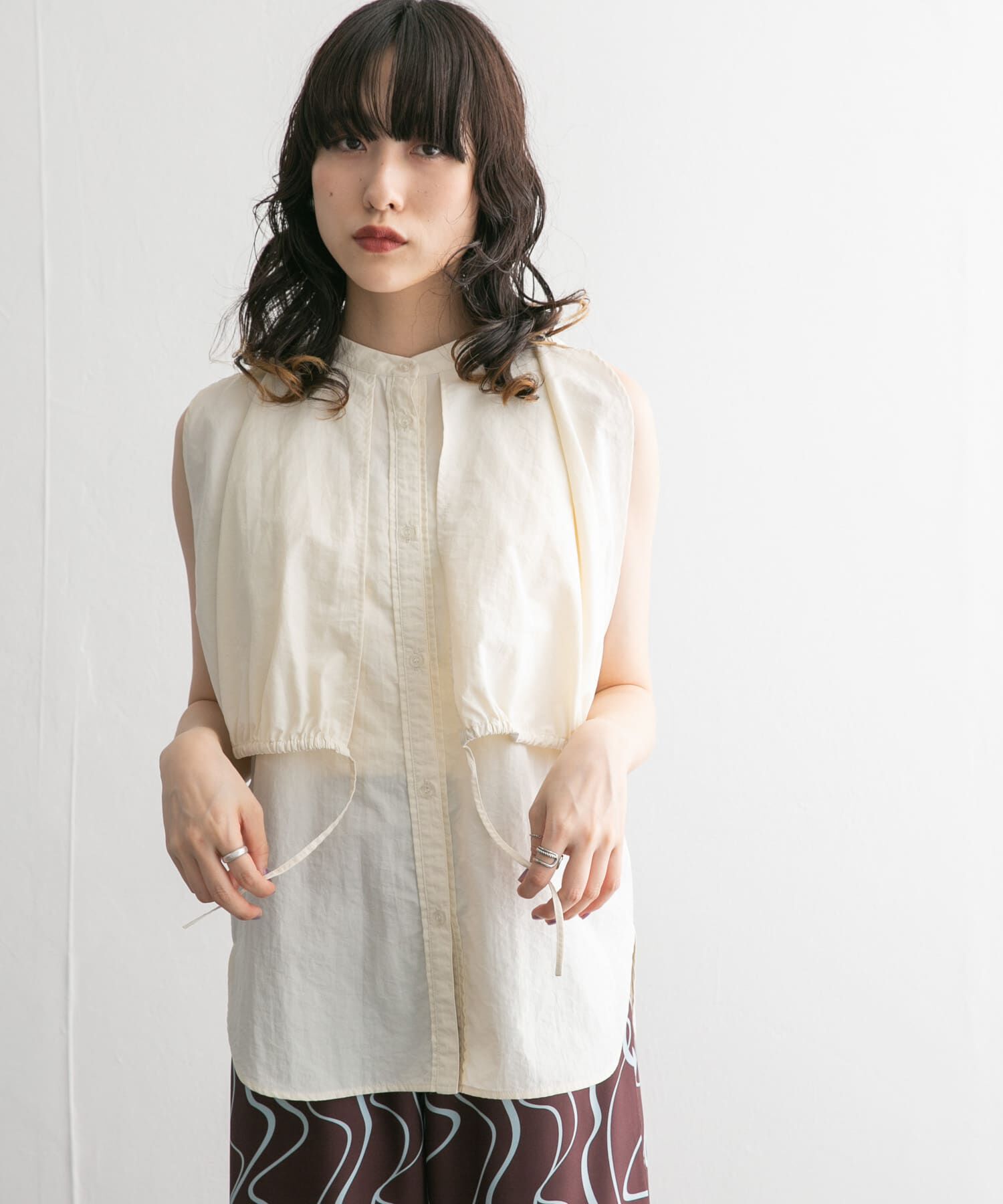  「2WAYスリーブブラウス」|シャツ・ブラウス|