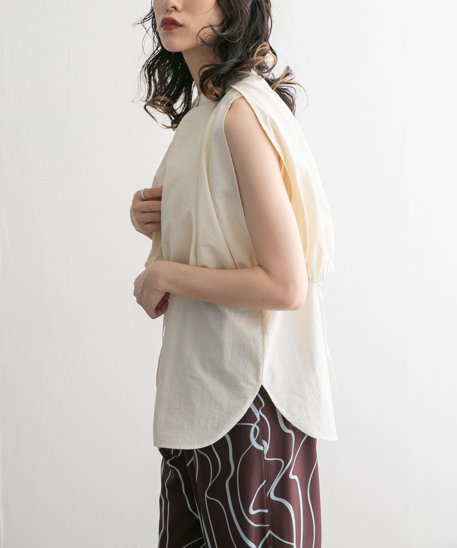  「2WAYスリーブブラウス」|シャツ・ブラウス|