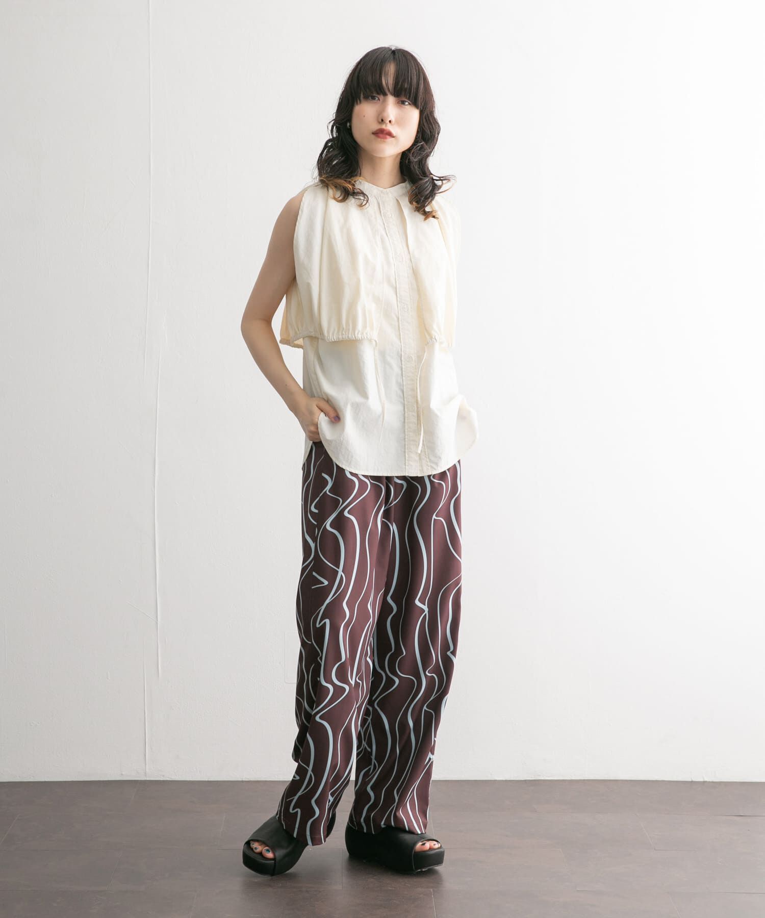  「2WAYスリーブブラウス」|シャツ・ブラウス|