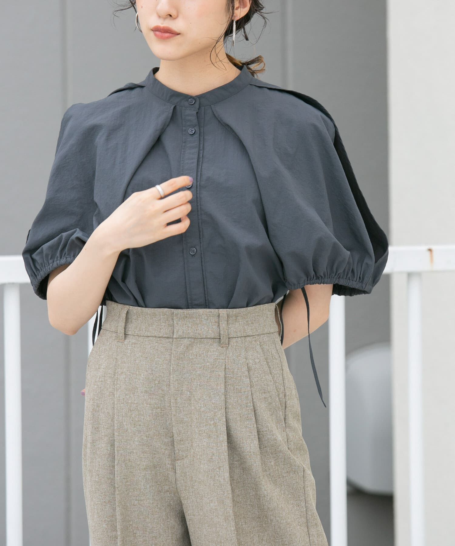  「2WAYスリーブブラウス」|シャツ・ブラウス|