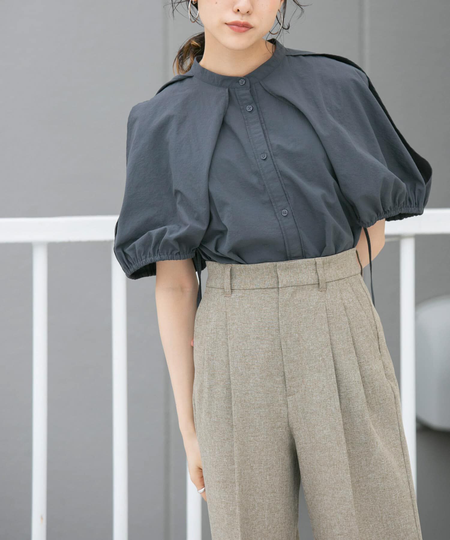  「2WAYスリーブブラウス」|シャツ・ブラウス|