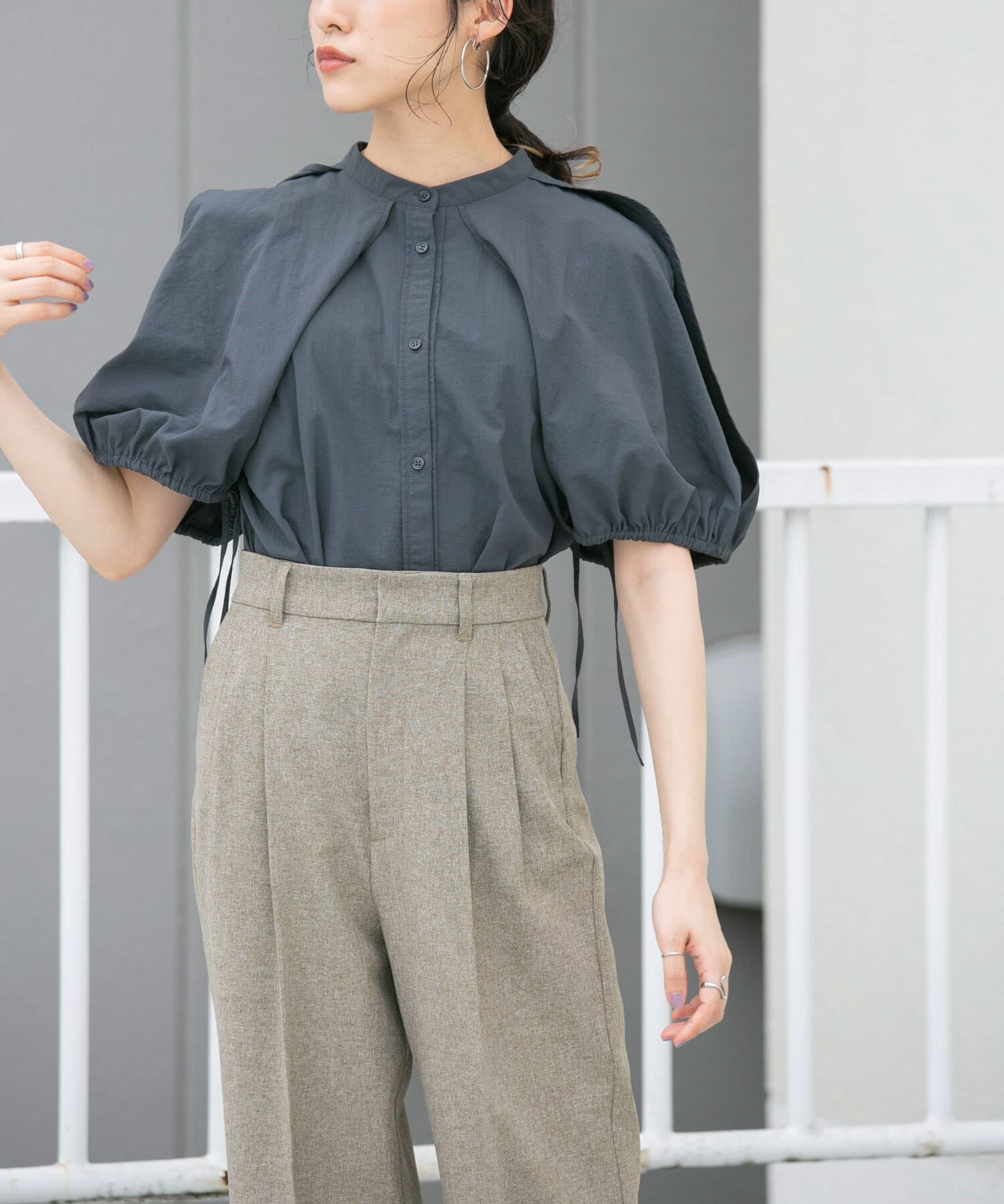  「2WAYスリーブブラウス」|シャツ・ブラウス|