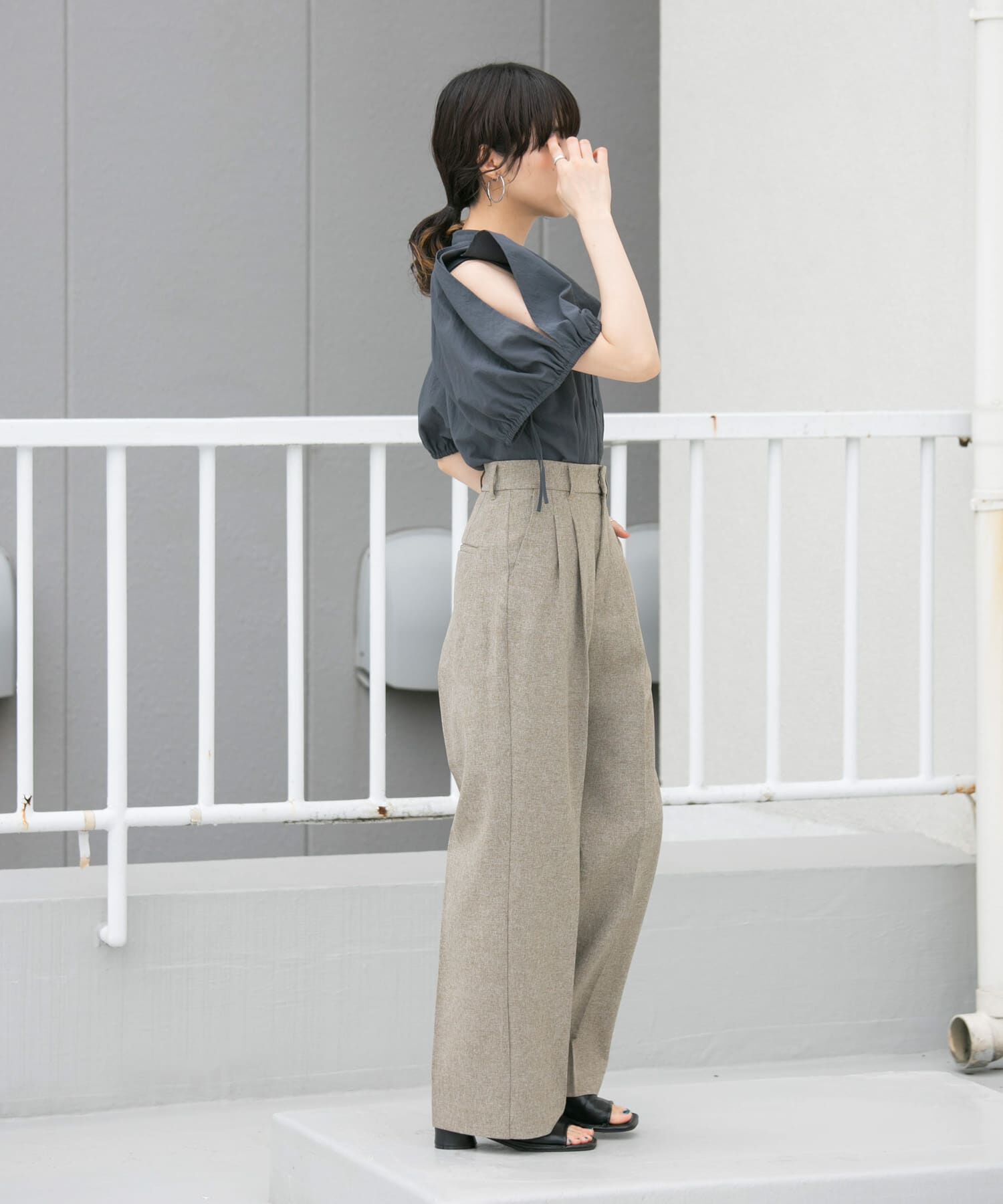  「2WAYスリーブブラウス」|シャツ・ブラウス|