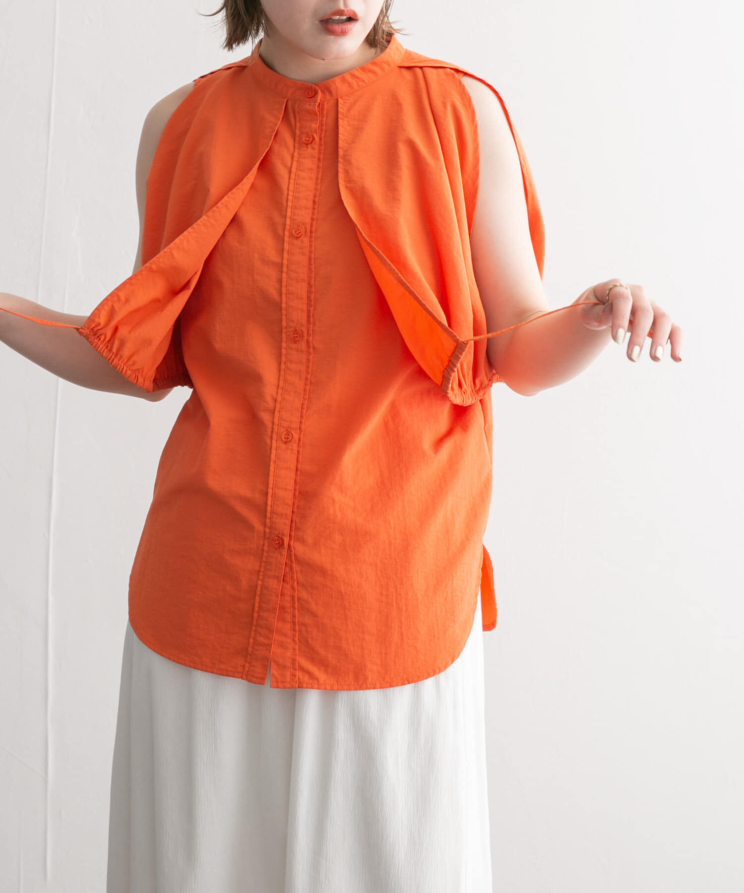  「2WAYスリーブブラウス」|シャツ・ブラウス|