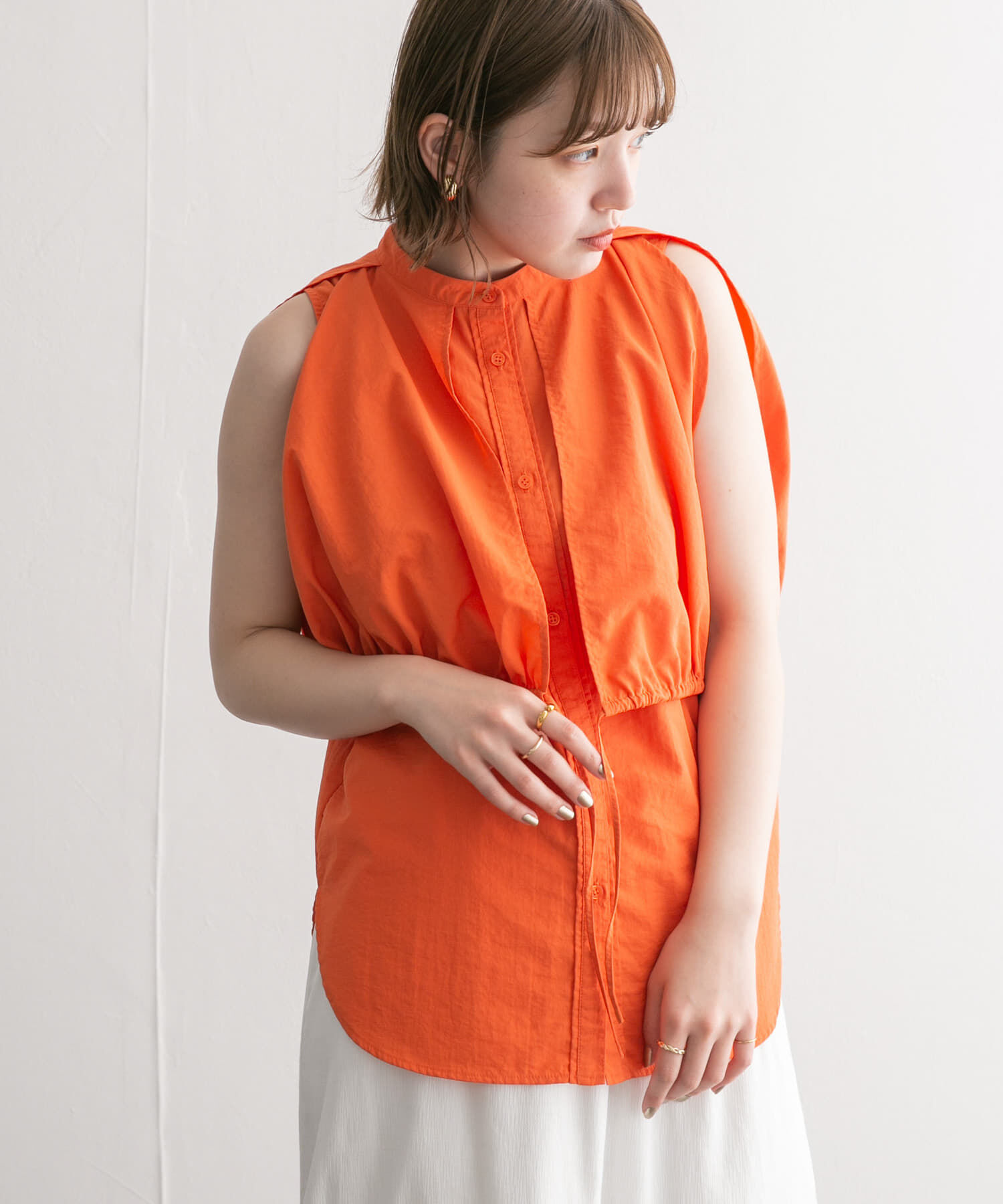  「2WAYスリーブブラウス」|シャツ・ブラウス|