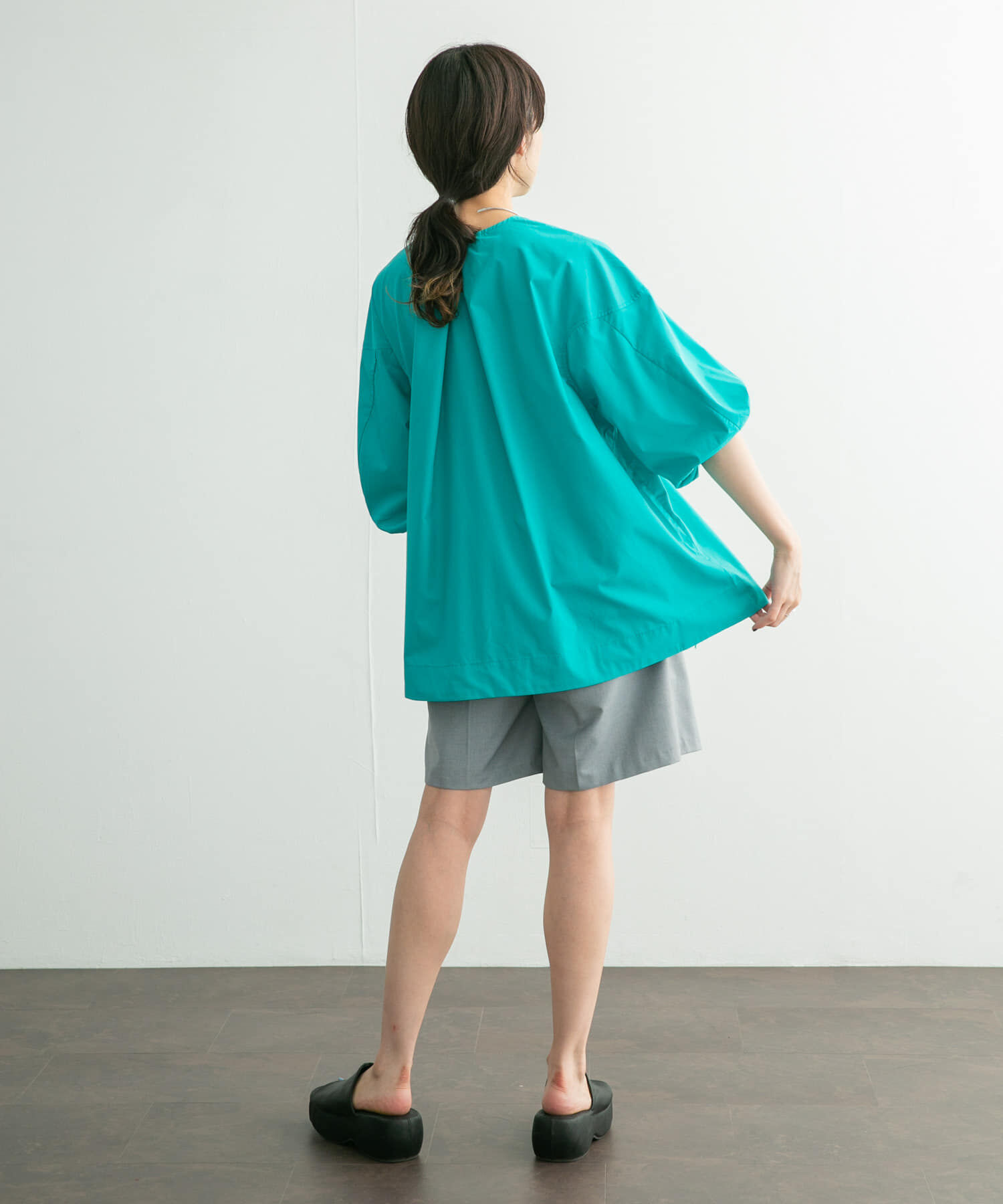  「フロントドロストブラウス」|シャツ・ブラウス|