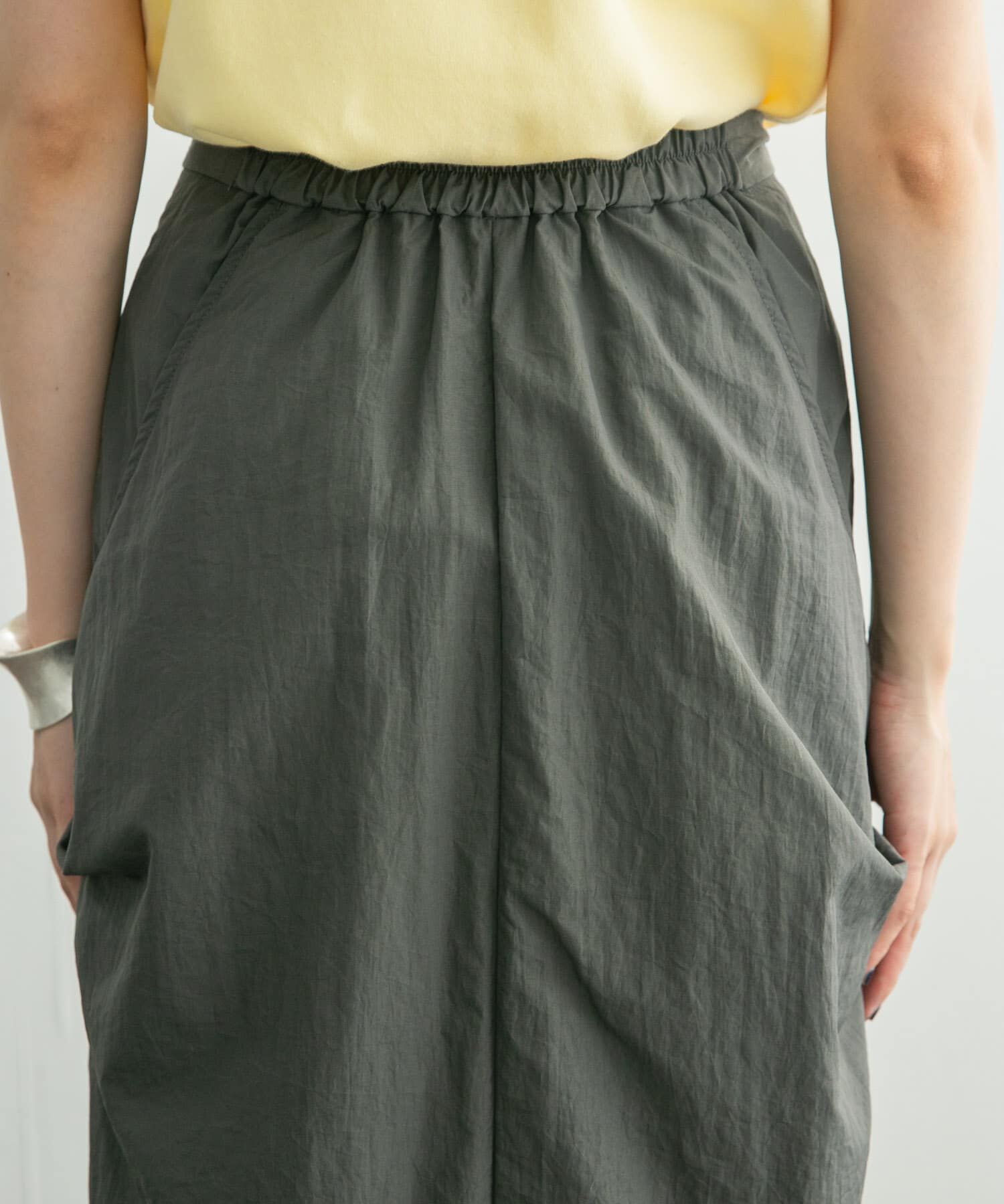  「サイドタックデザインスカート」|スカート|