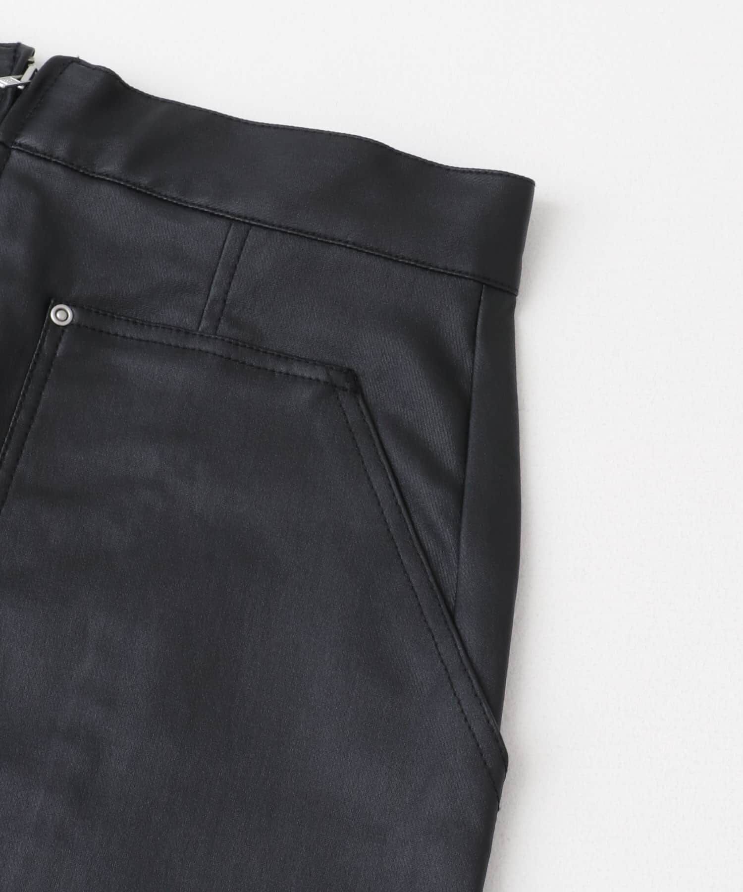  「コーティングミニスカート」|スカート|