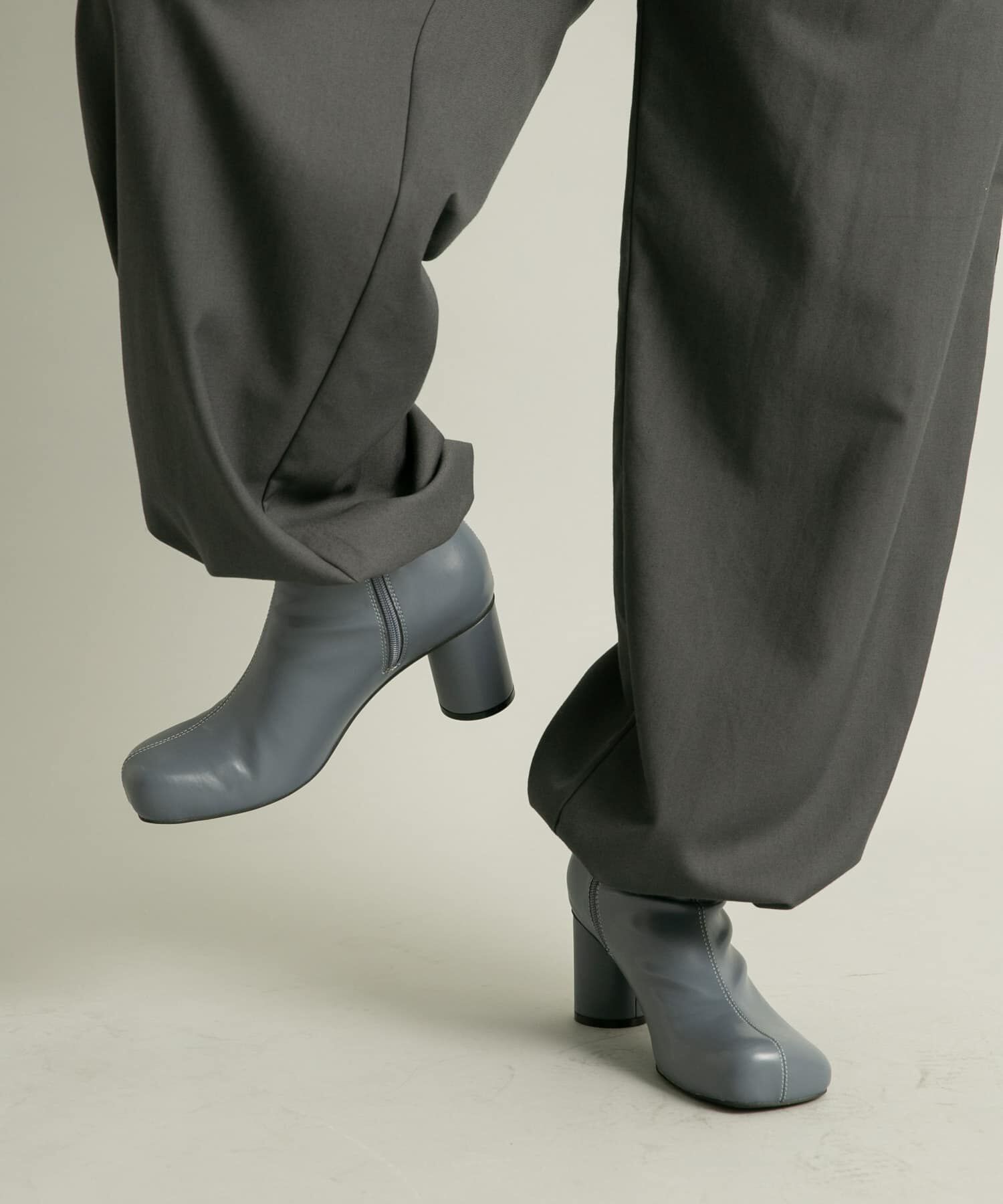  「ステッチデザインラウンドトゥブーツ」|ショートブーツ|