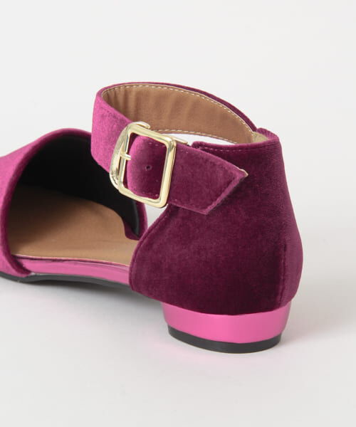  「ベロアセパレートパンプス&there4;」|パンプス|