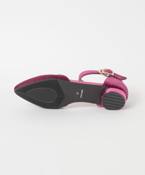  「ベロアセパレートパンプス&there4;」|パンプス|