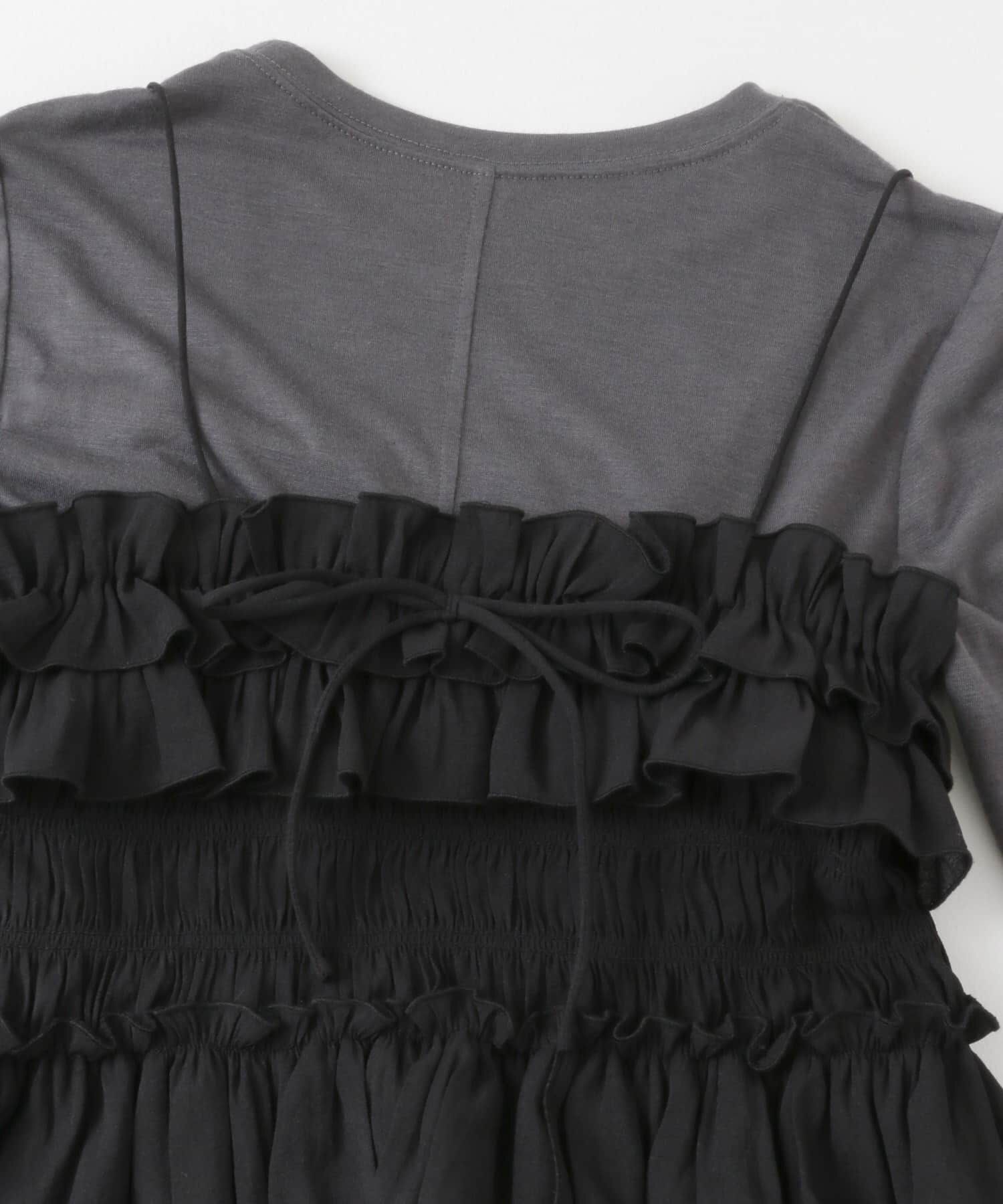  「シャーリングビスチェSETトップス」|Tシャツ・カットソー|