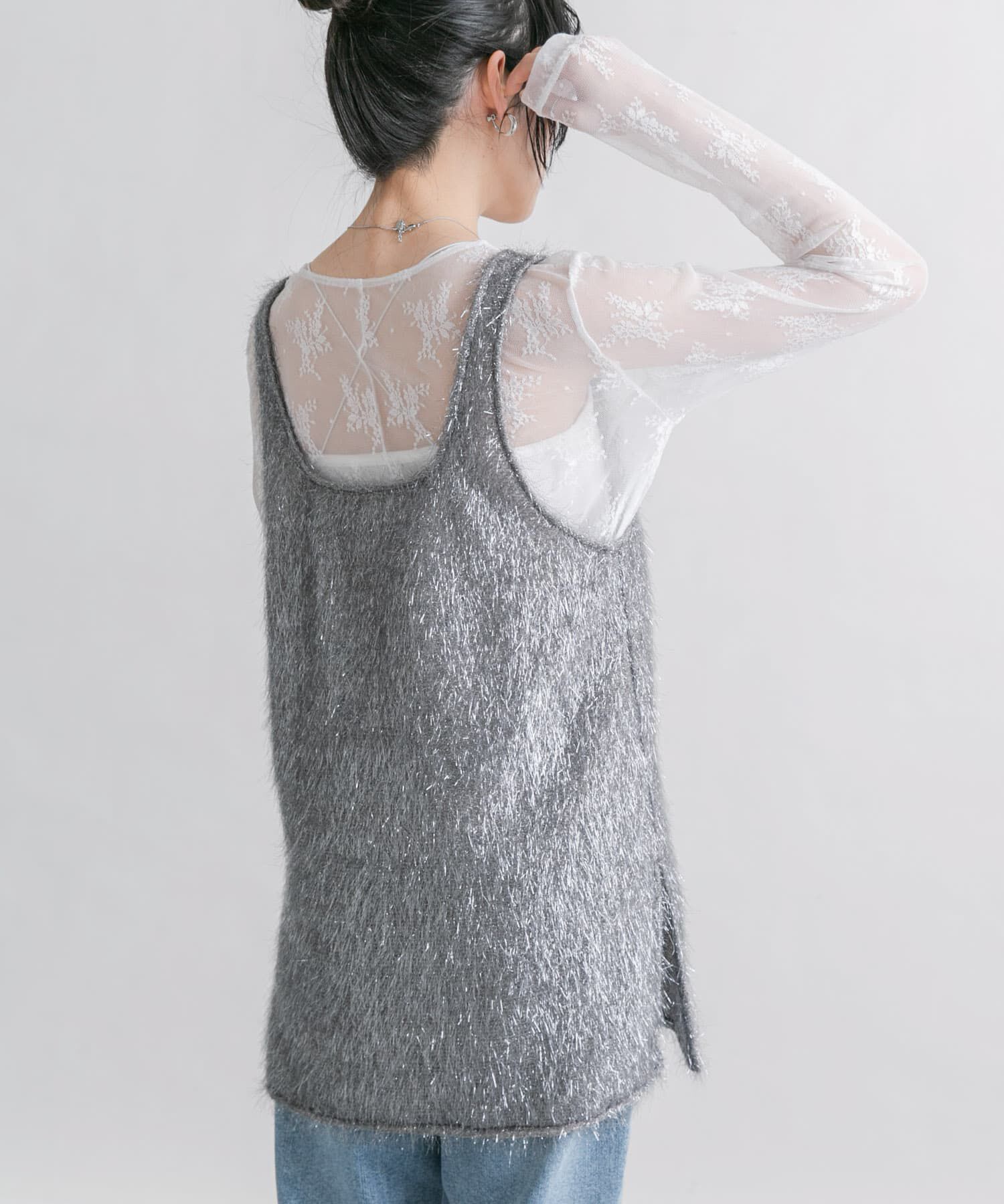  「グリッターフェザータンクトップ」|タンクトップ|