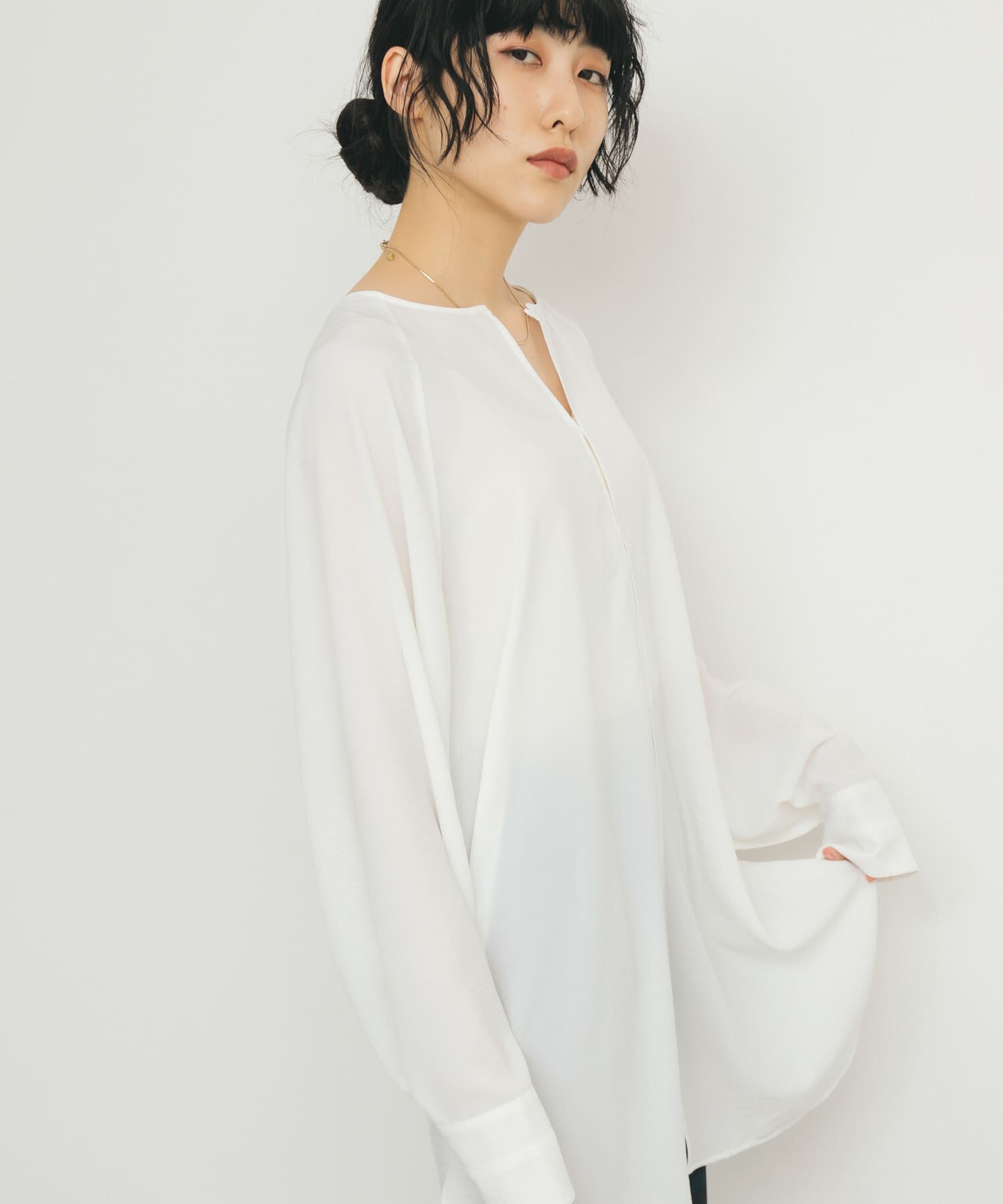  「2WAYスリットスリーブチュニック」|チュニック|