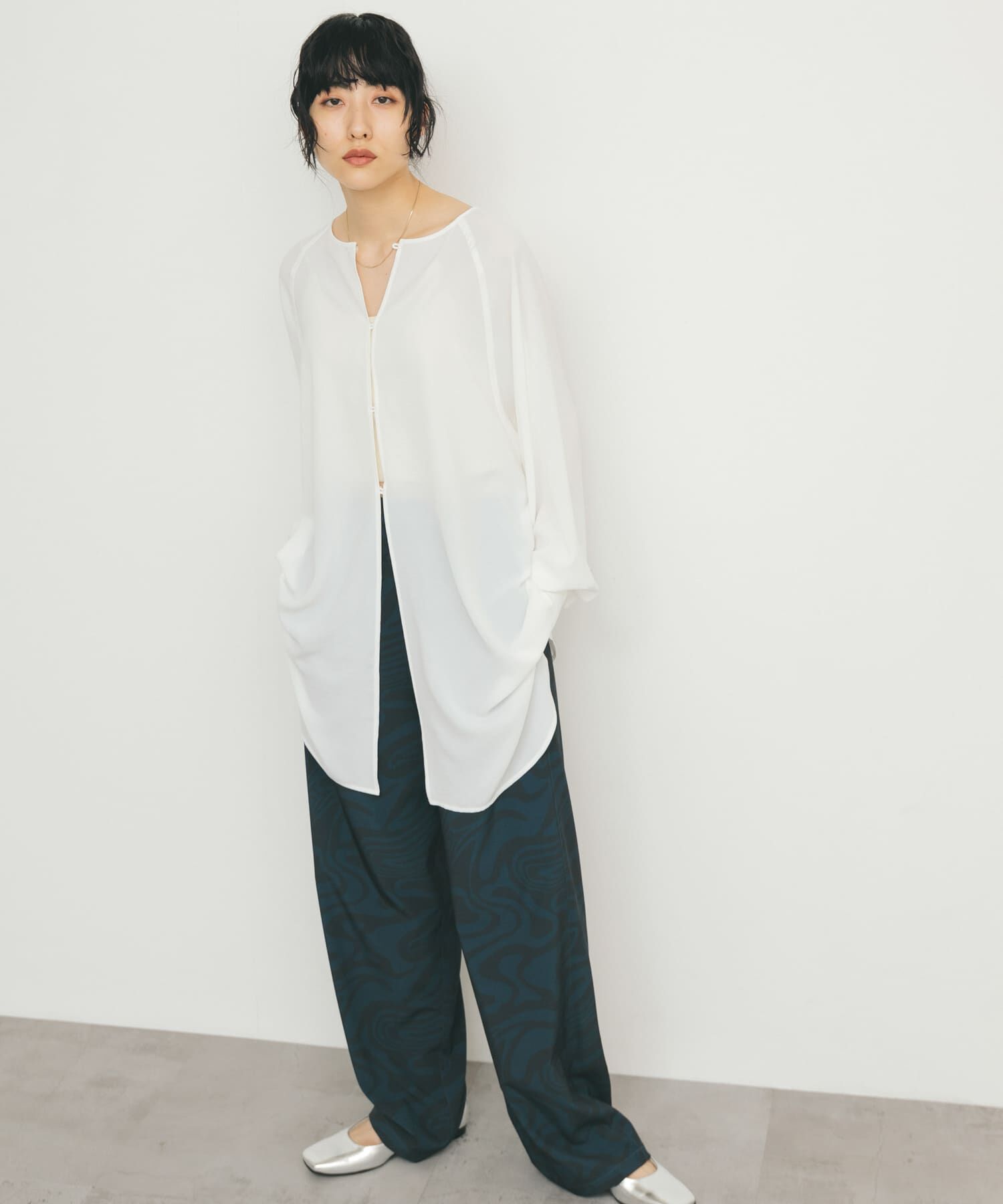  「2WAYスリットスリーブチュニック」|チュニック|