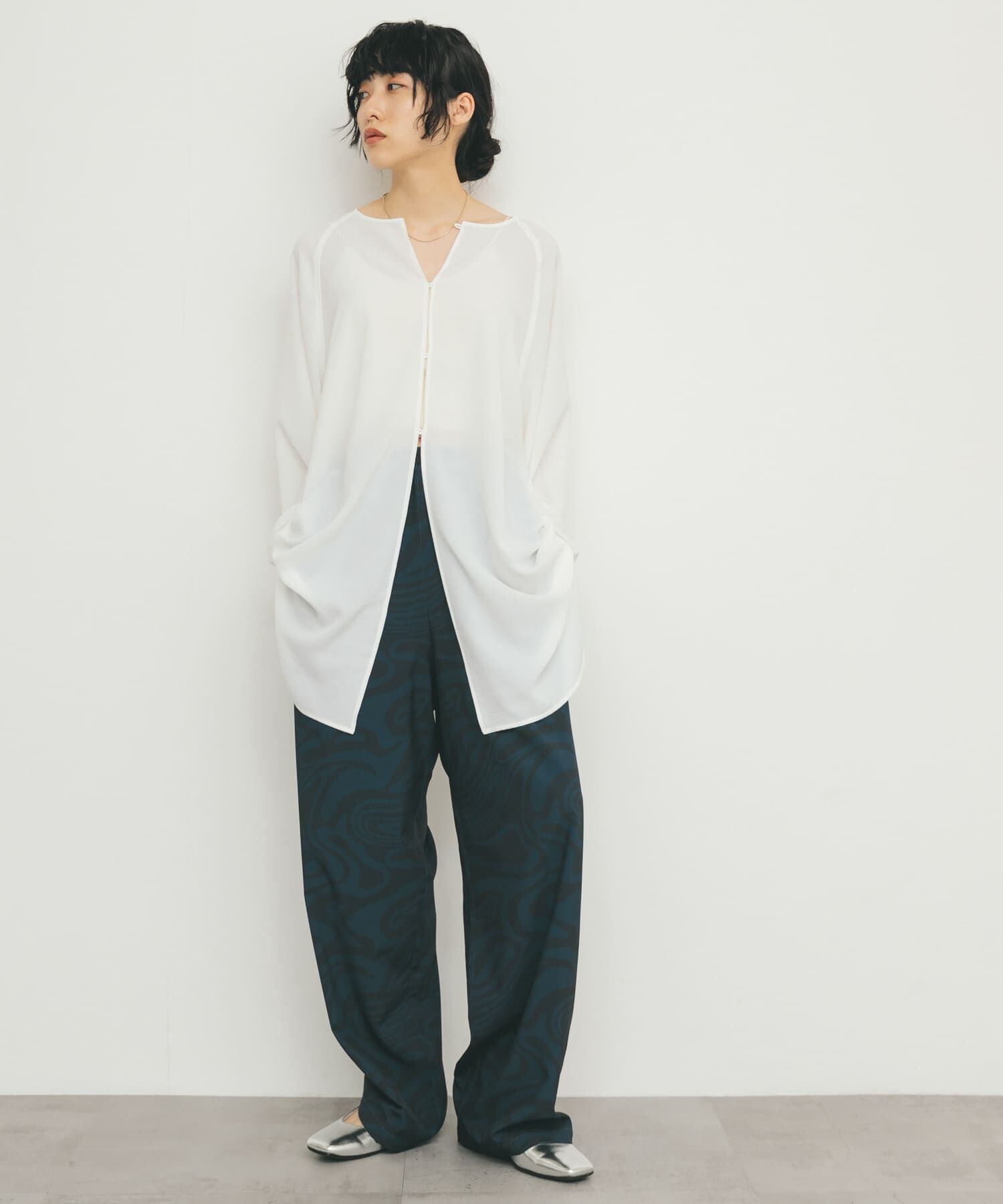  「2WAYスリットスリーブチュニック」|チュニック|