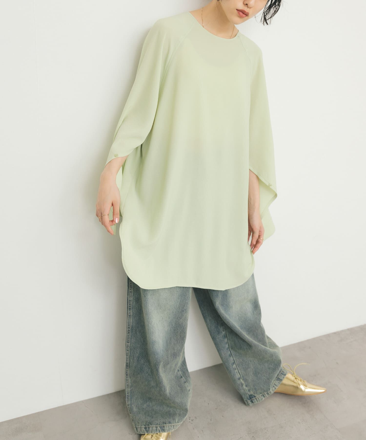  「2WAYスリットスリーブチュニック」|チュニック|