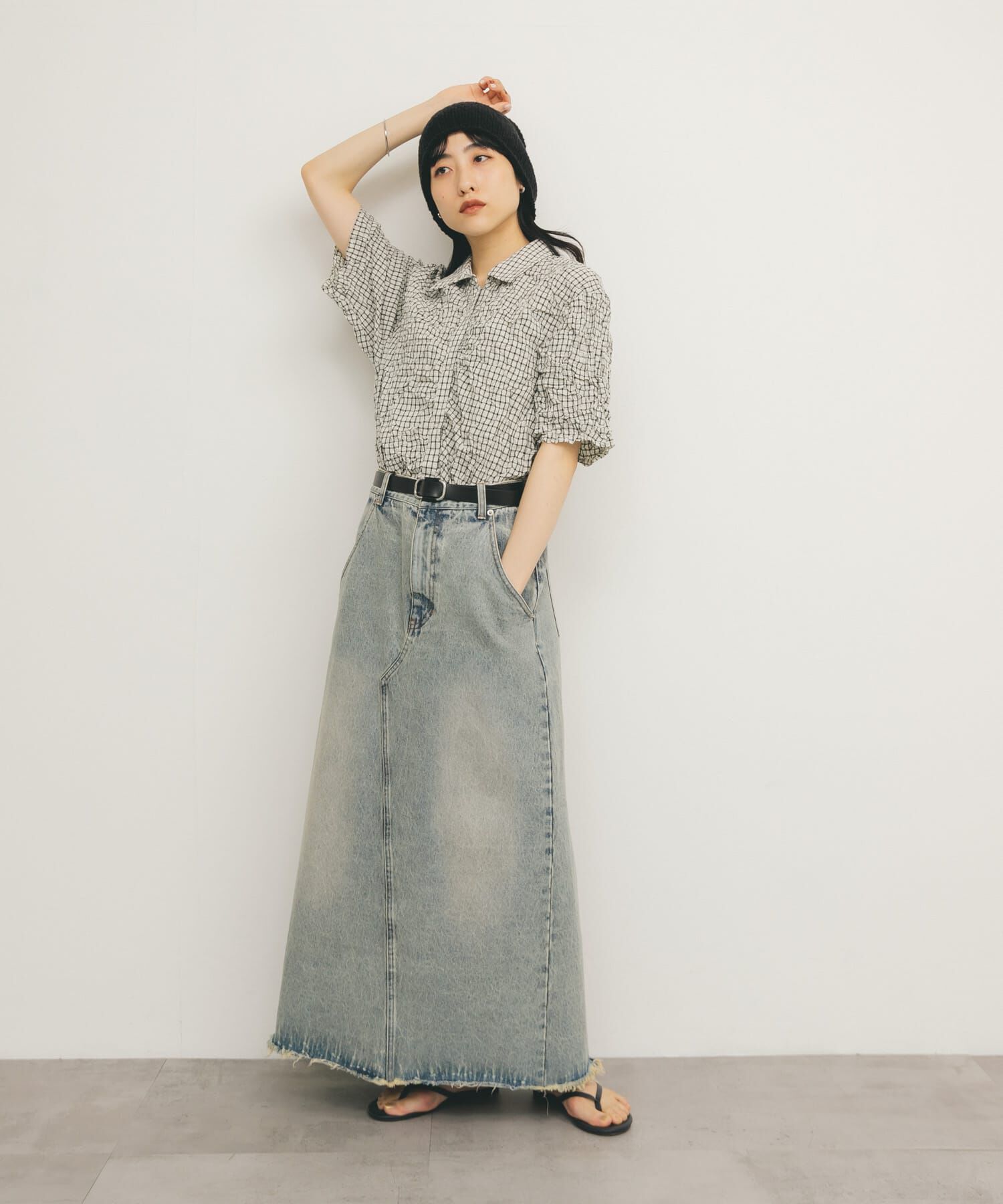  「ワッシャーチェックシャツ」|シャツ・ブラウス|