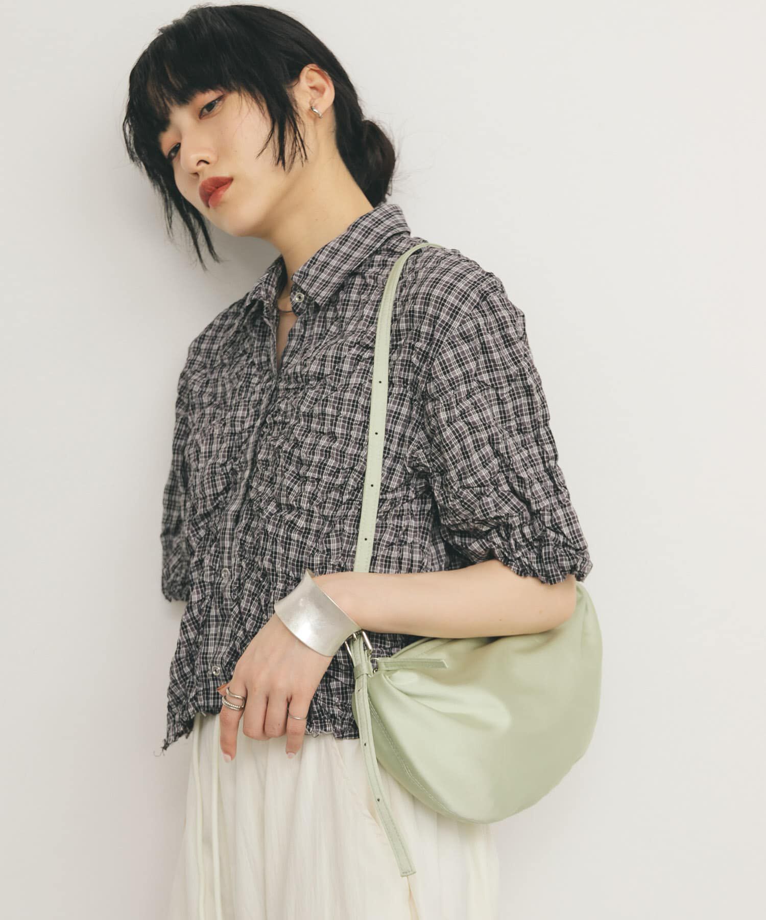  「ワッシャーチェックシャツ」|シャツ・ブラウス|