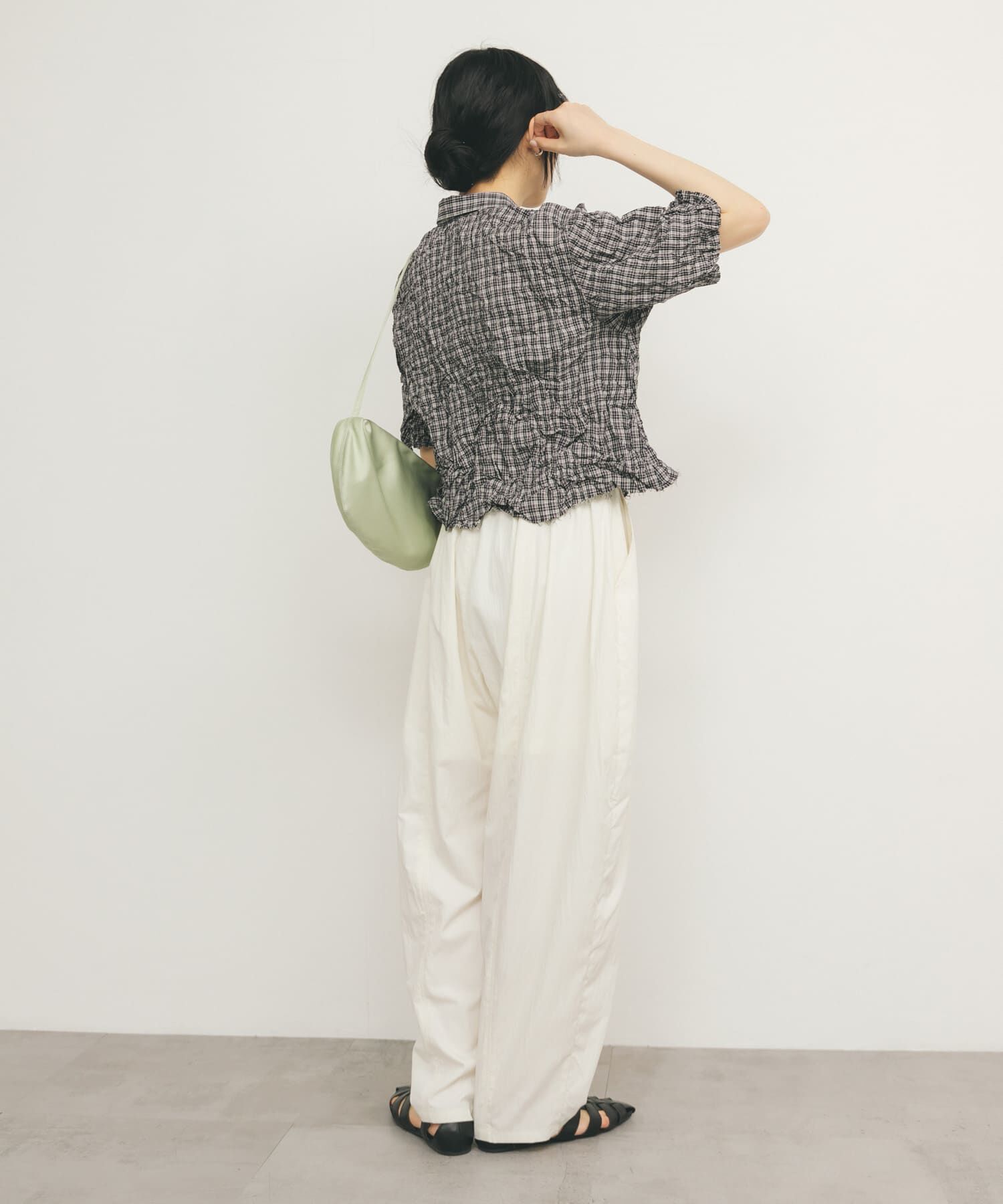  「ワッシャーチェックシャツ」|シャツ・ブラウス|