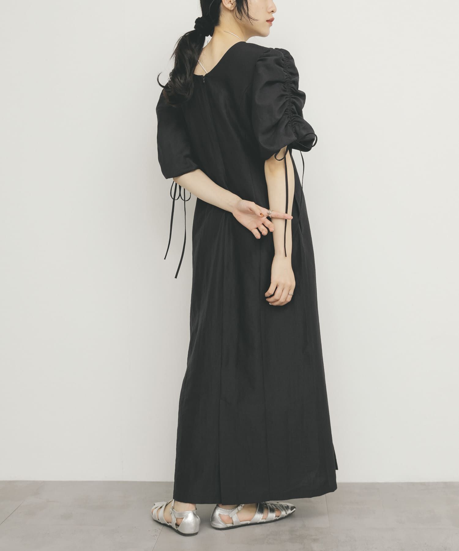  「『2サイズ展開』ドロストスリーブワンピース」|ワンピース|