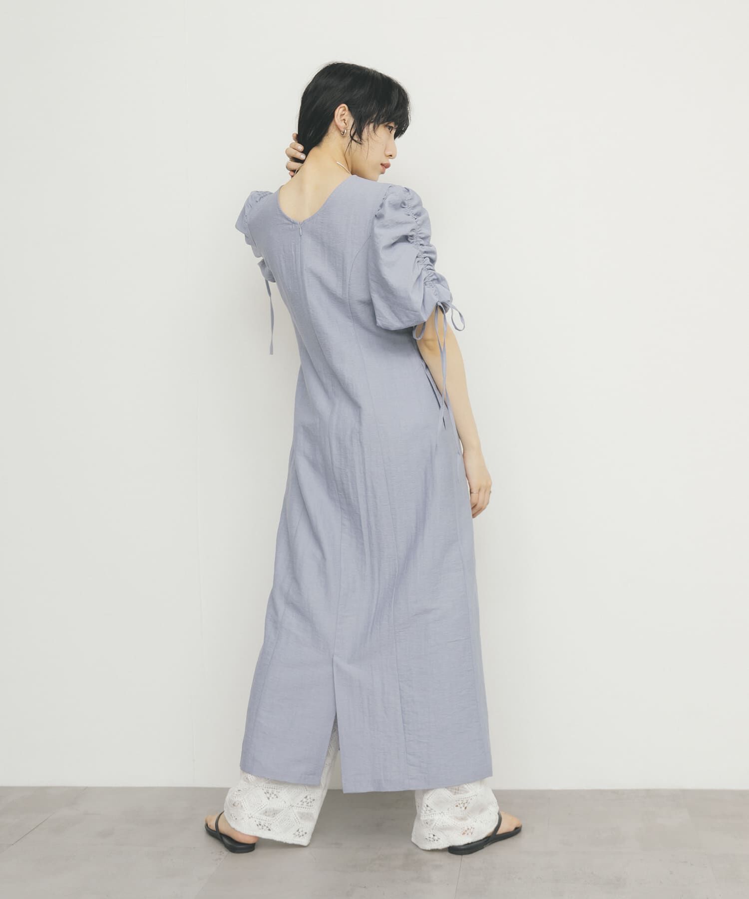  「『2サイズ展開』ドロストスリーブワンピース」|ワンピース|