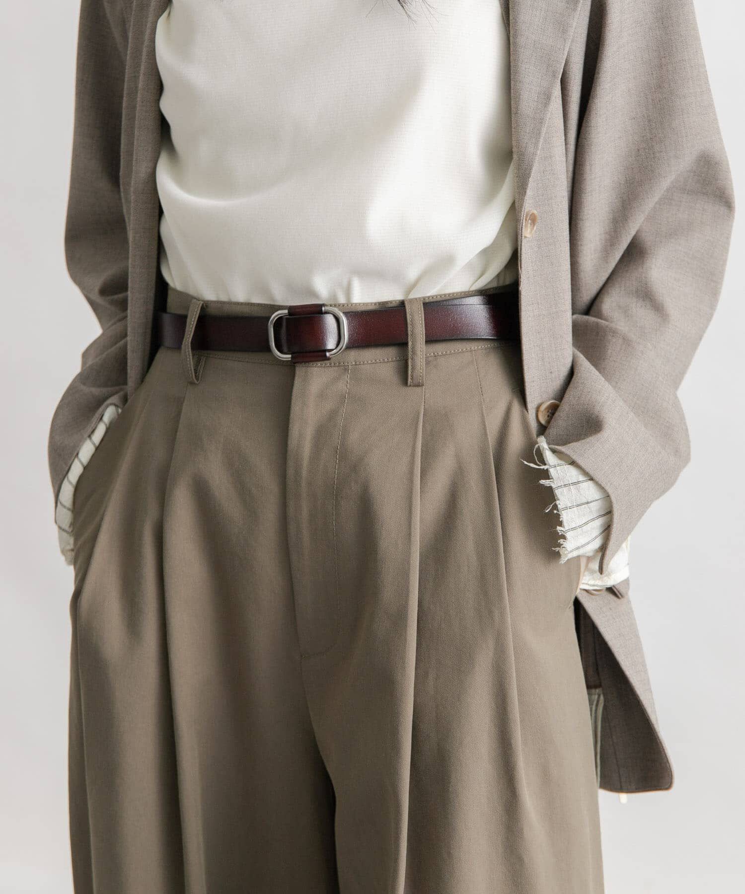  「ホールレスレザーベルト」|ベルト|