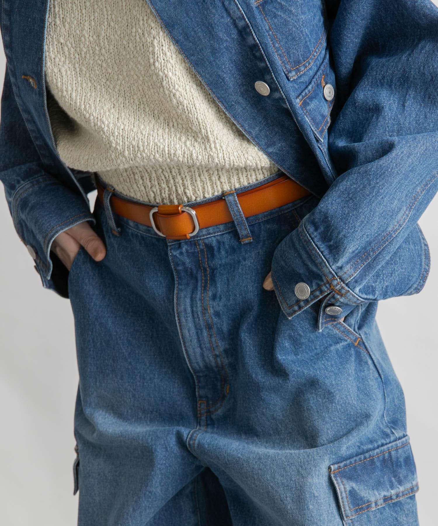  「ホールレスレザーベルト」|ベルト|