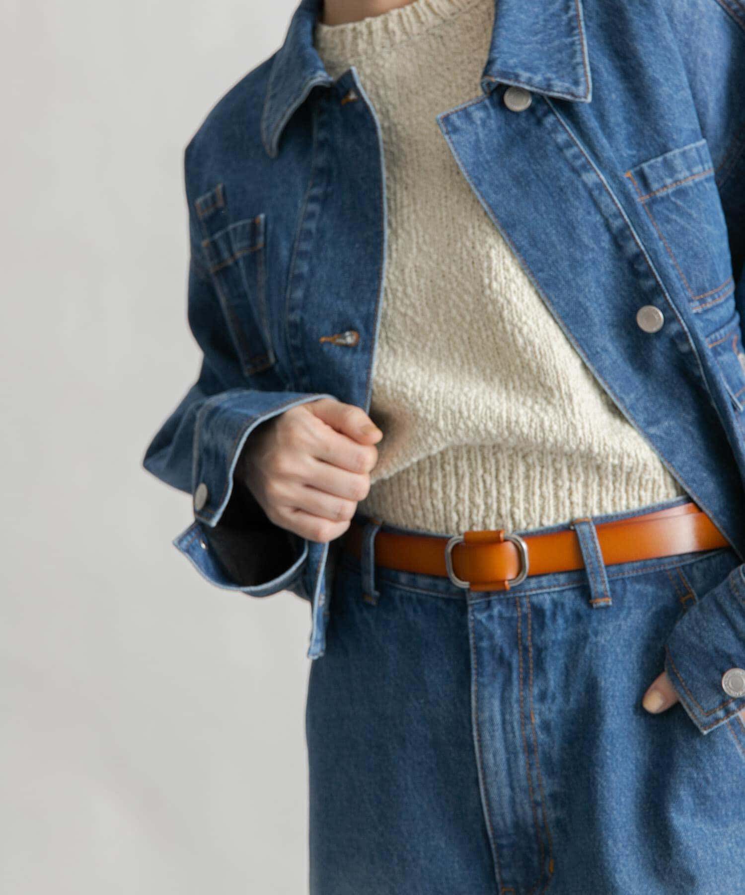  「ホールレスレザーベルト」|ベルト|