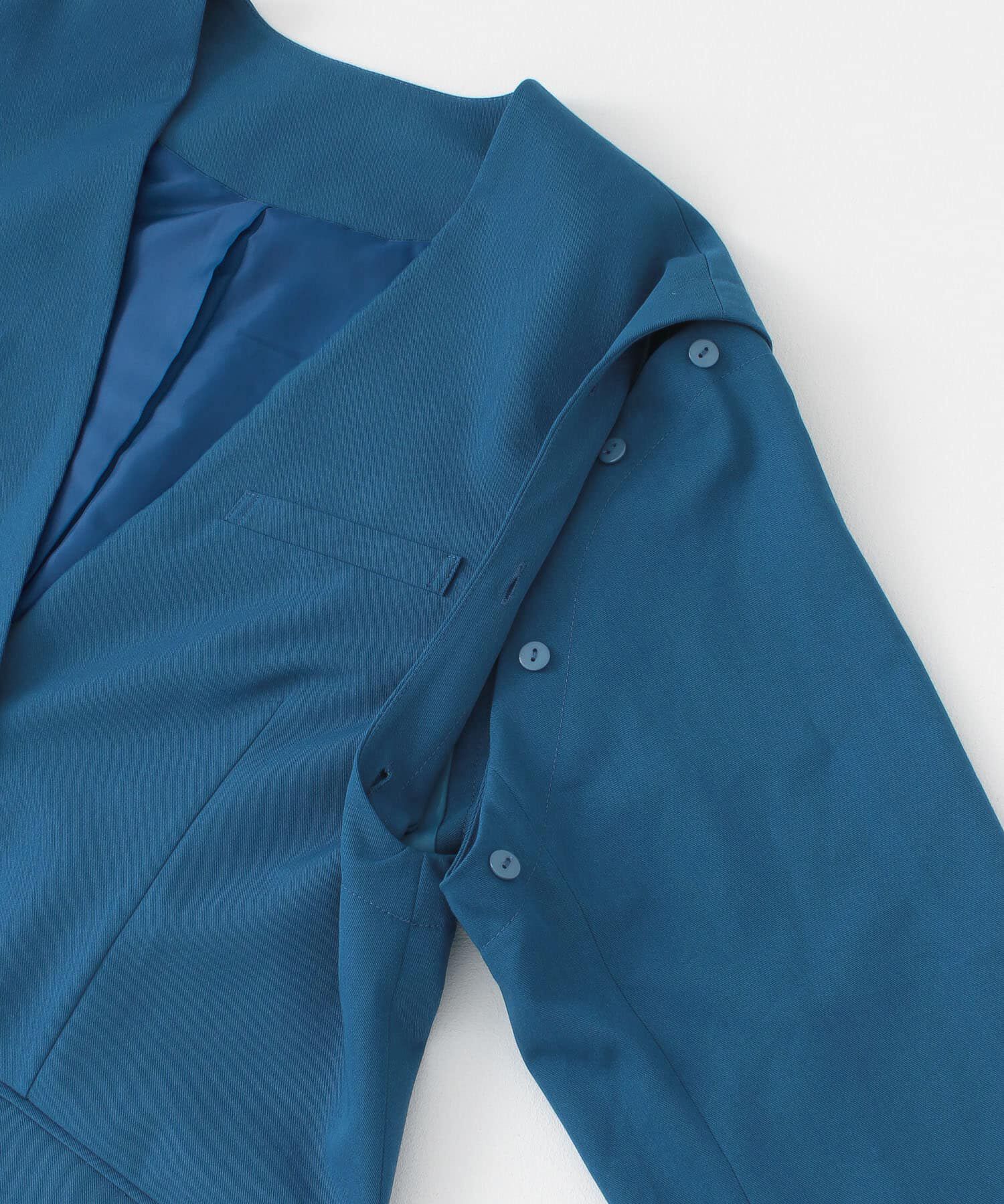  「2WAYノーカラージャケット」|ノーカラージャケット|