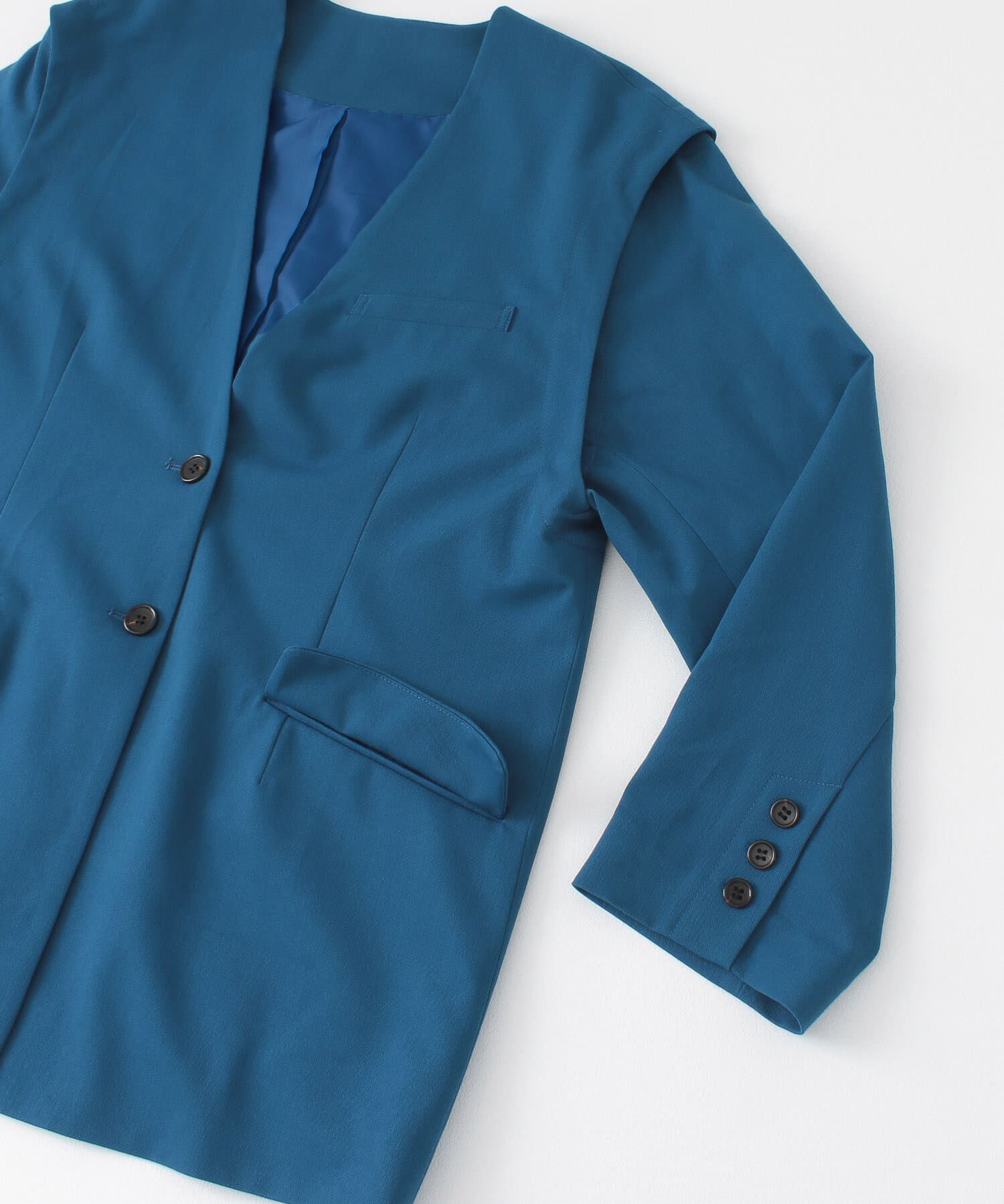  「2WAYノーカラージャケット」|ノーカラージャケット|