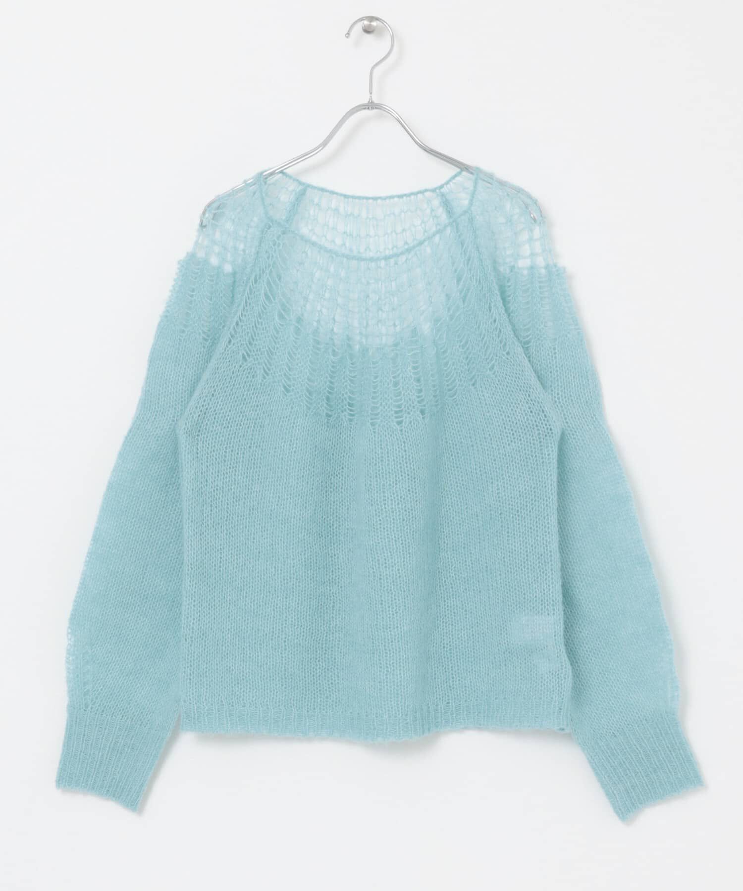  「メッシュネックニット」|ニット・セーター|