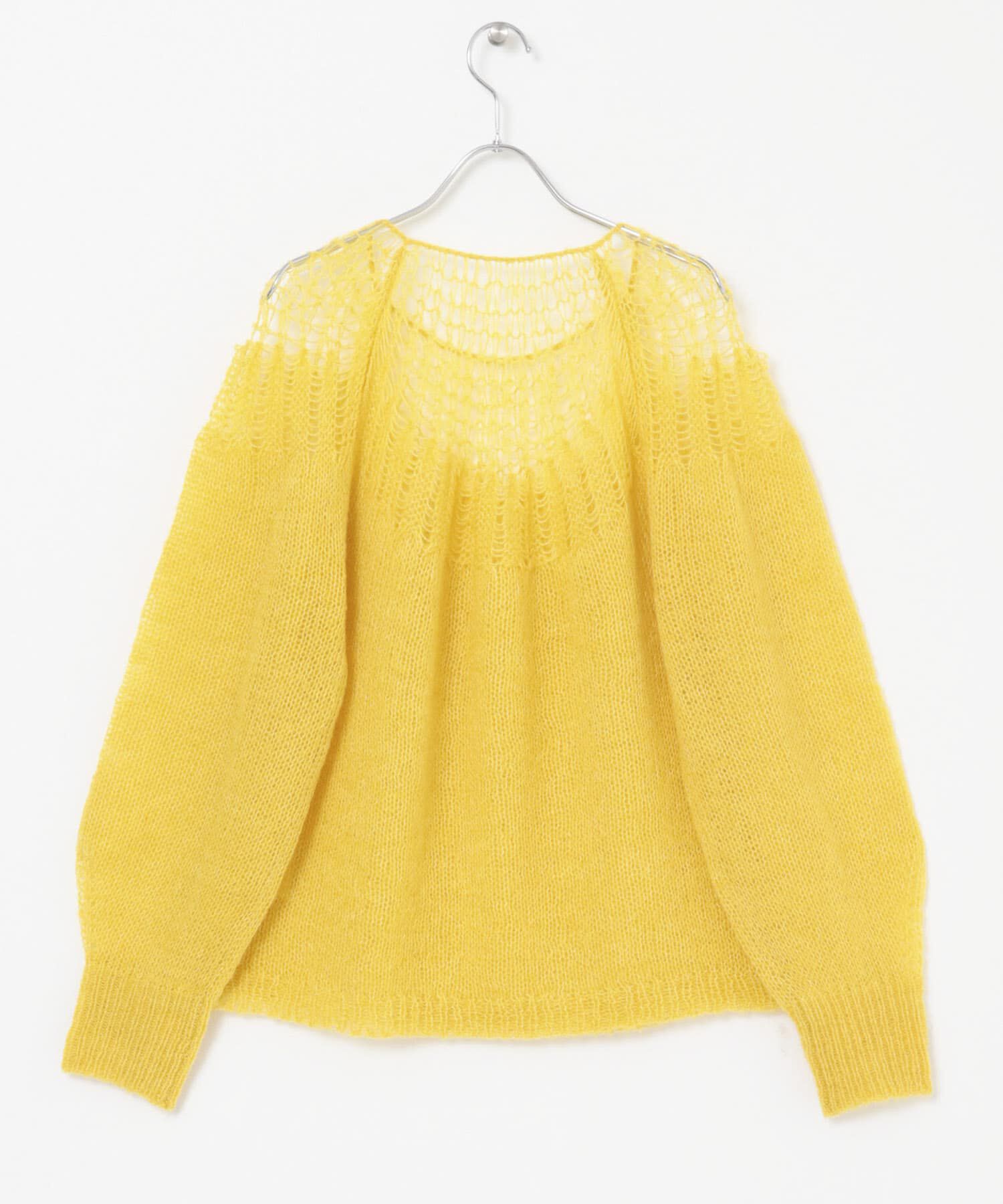  「メッシュネックニット」|ニット・セーター|