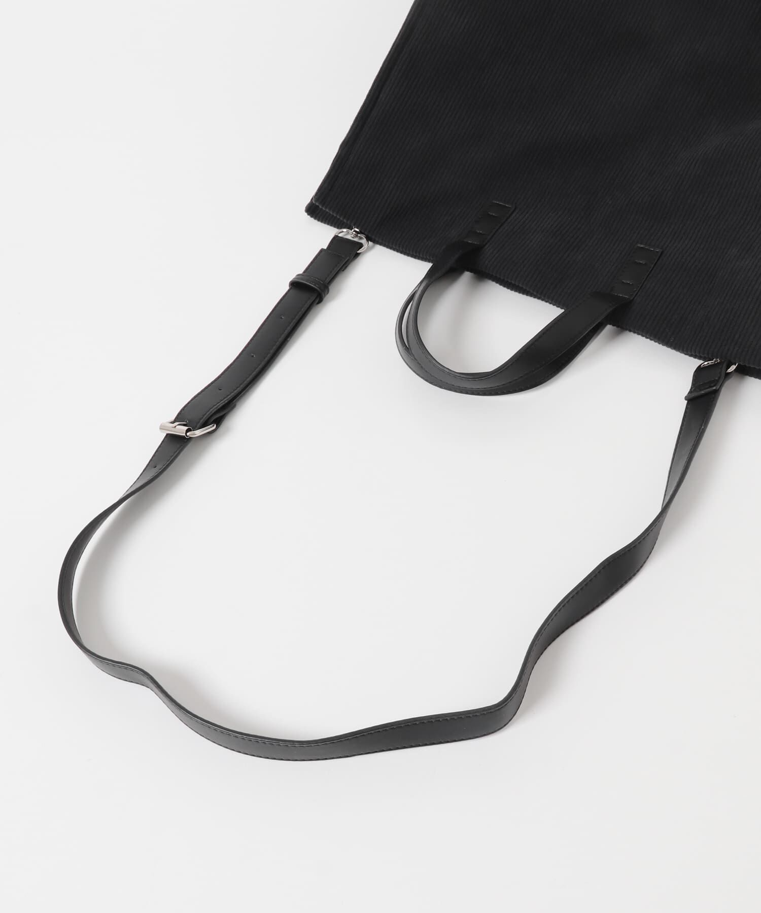  「コーデュロイスクエアビッグBAG」|トートバッグ|