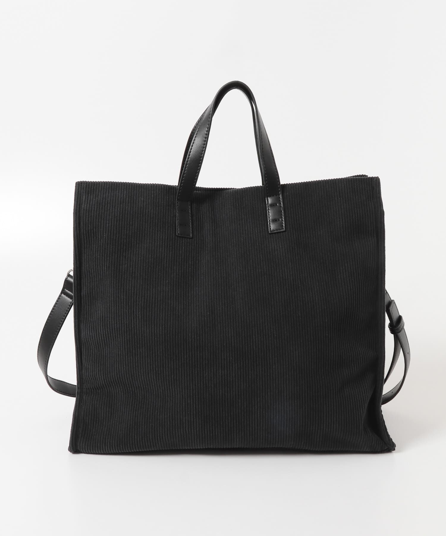  「コーデュロイスクエアビッグBAG」|トートバッグ|
