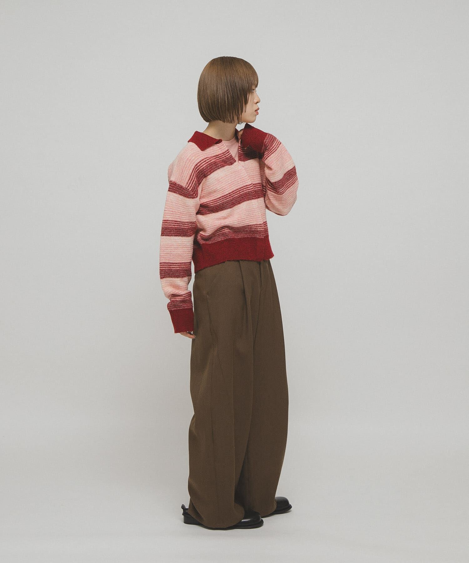  「グラデーションボーダーカーディガン」|カーディガン|