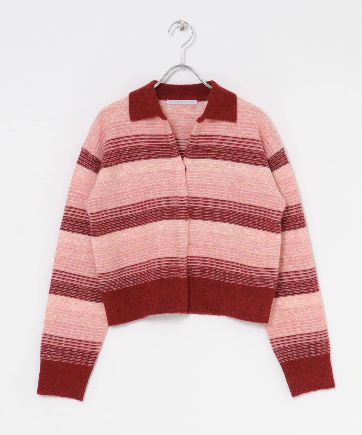  「グラデーションボーダーカーディガン」|カーディガン|