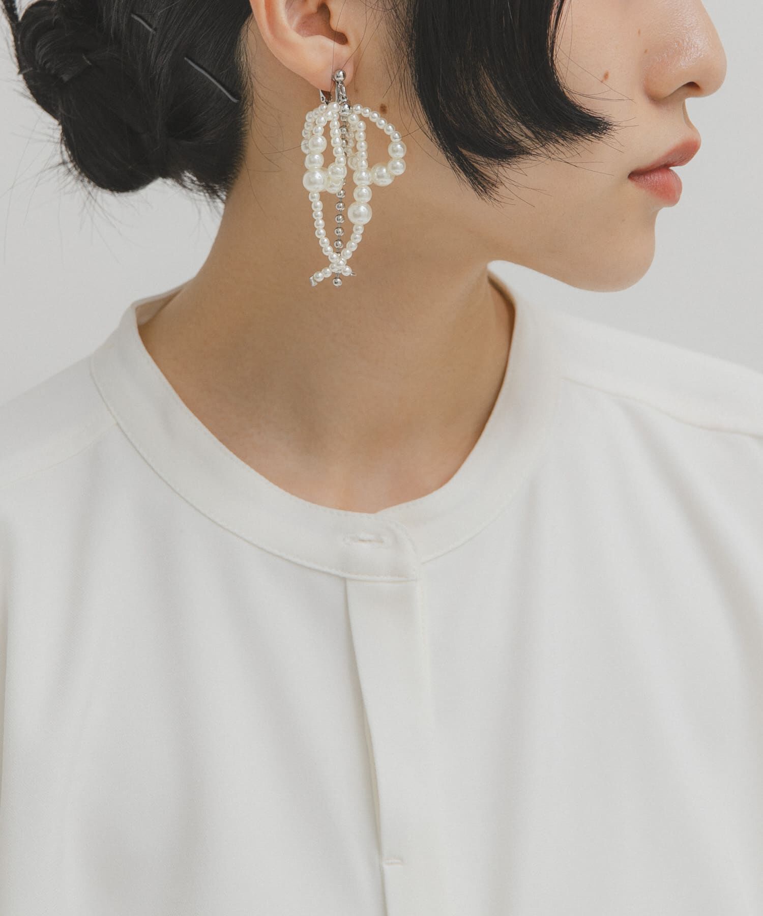  「パールボールイヤリング」|イヤリング|