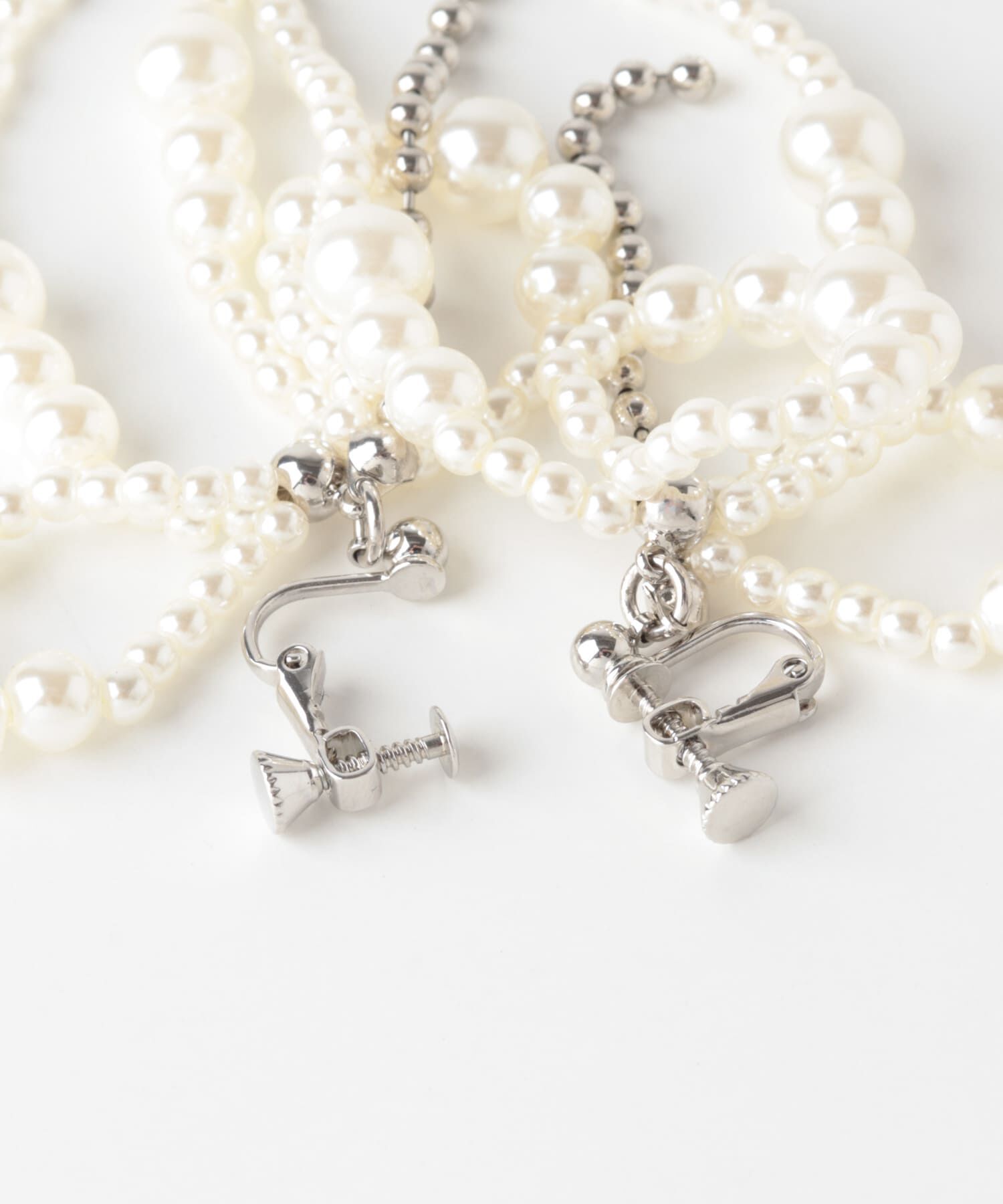  「パールボールイヤリング」|イヤリング|