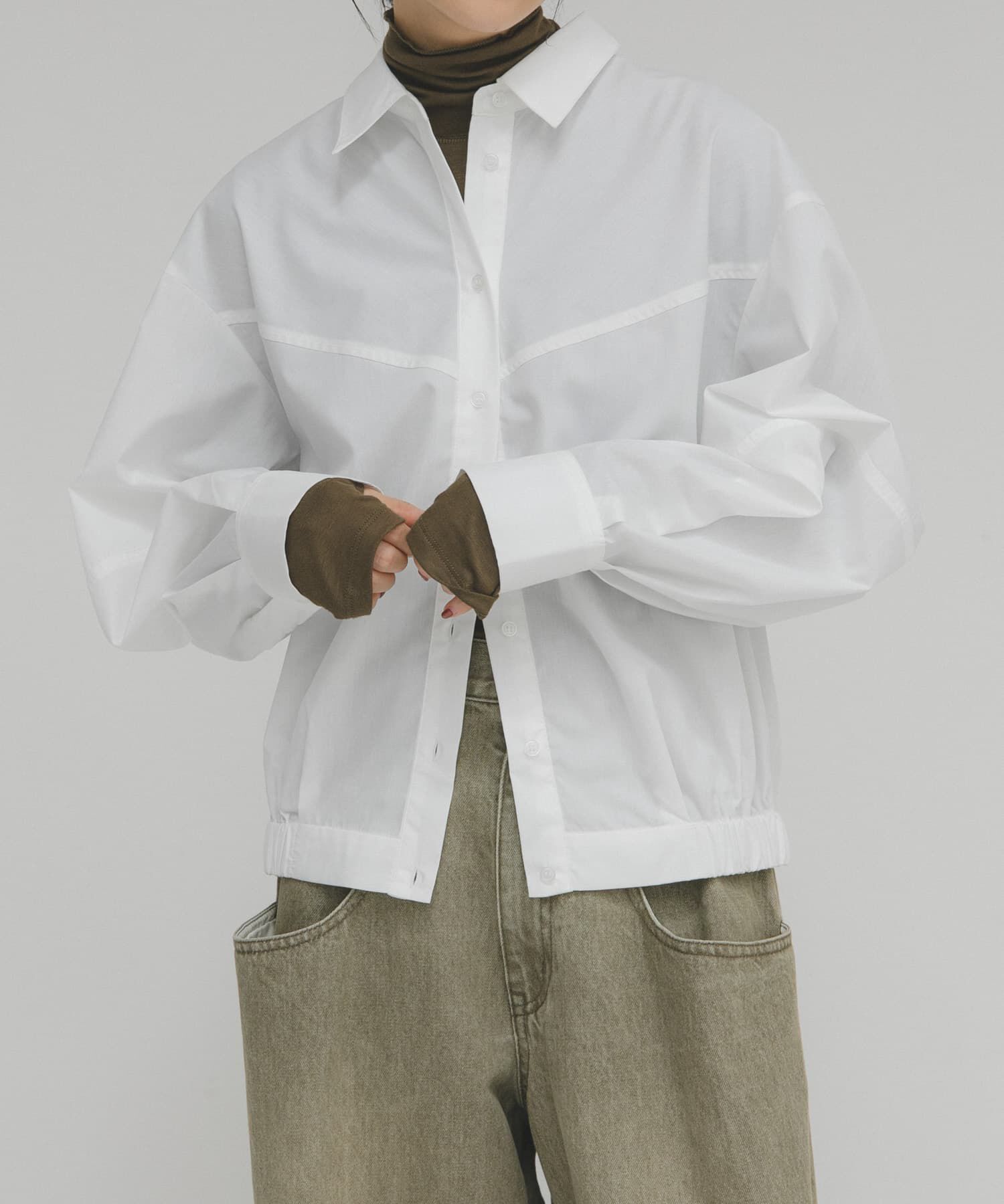  「コクーンフォルムシャツ」|シャツ・ブラウス|