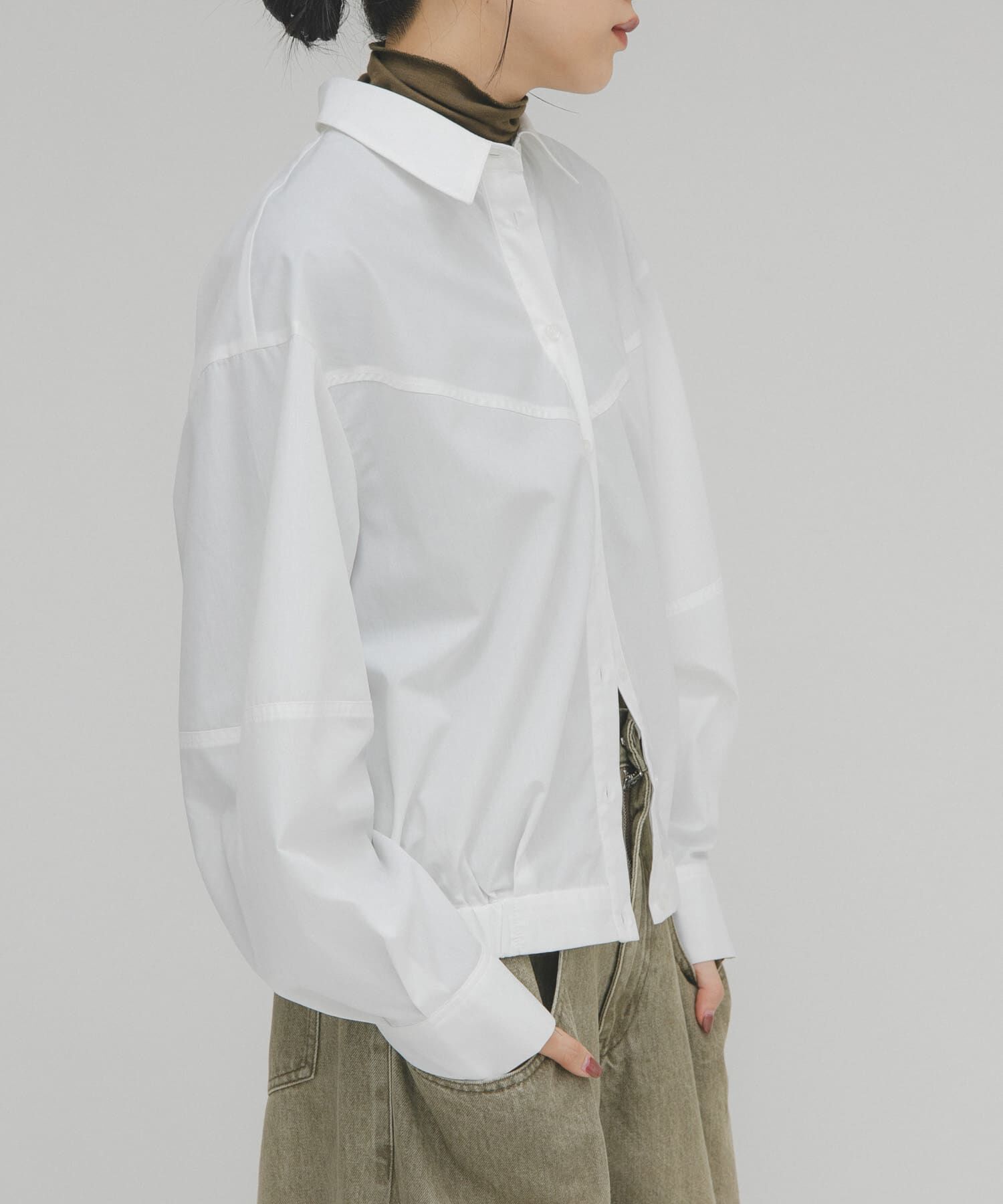  「コクーンフォルムシャツ」|シャツ・ブラウス|