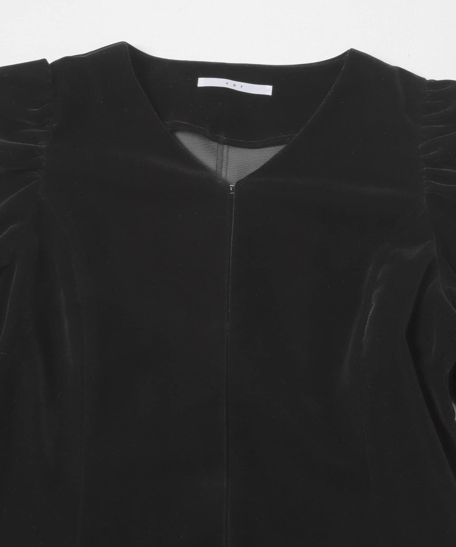  「パフスリーブベロアブラウス」|シャツ・ブラウス|