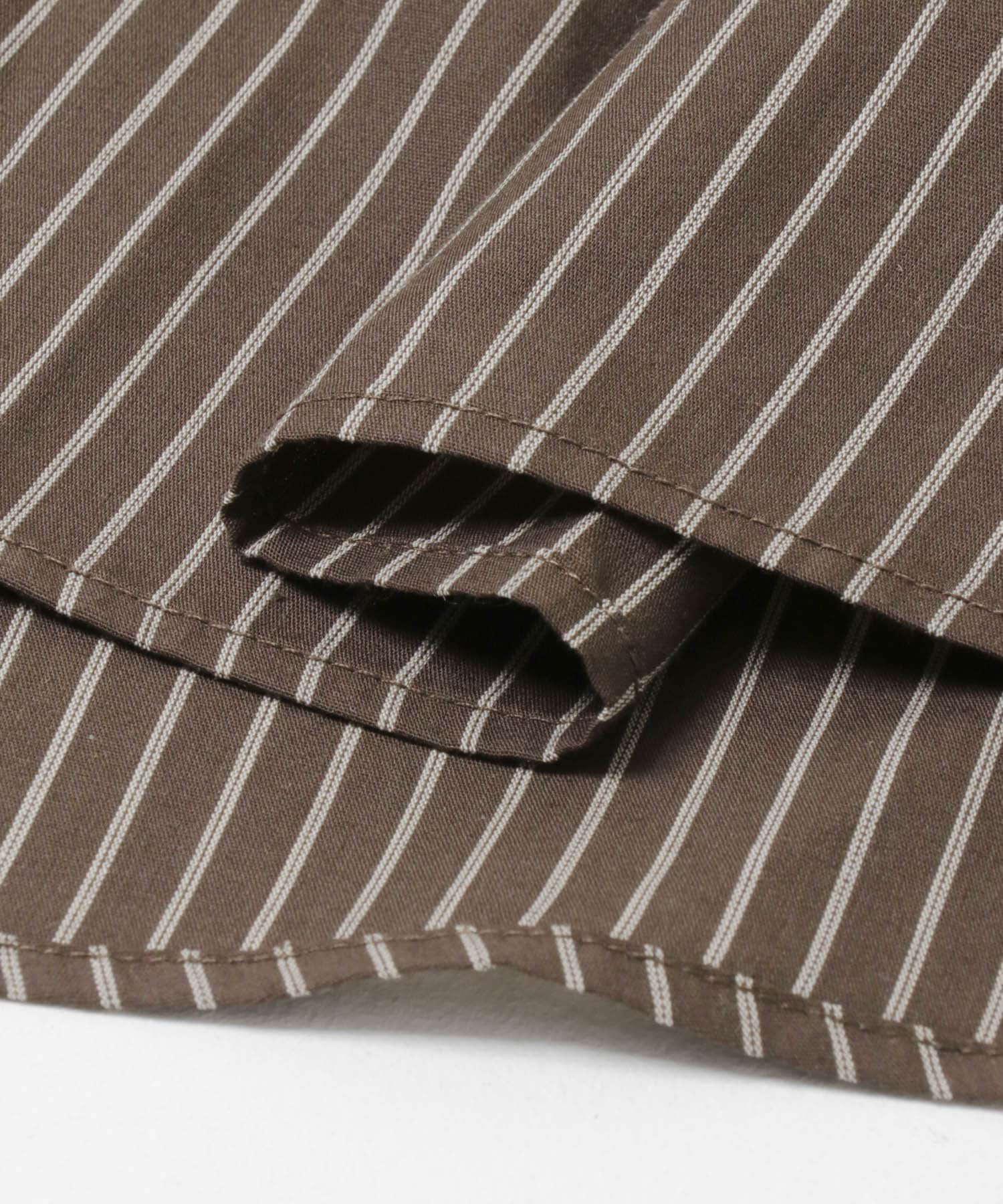  「ランダムタックデザインストライプシャツ」|シャツ・ブラウス|