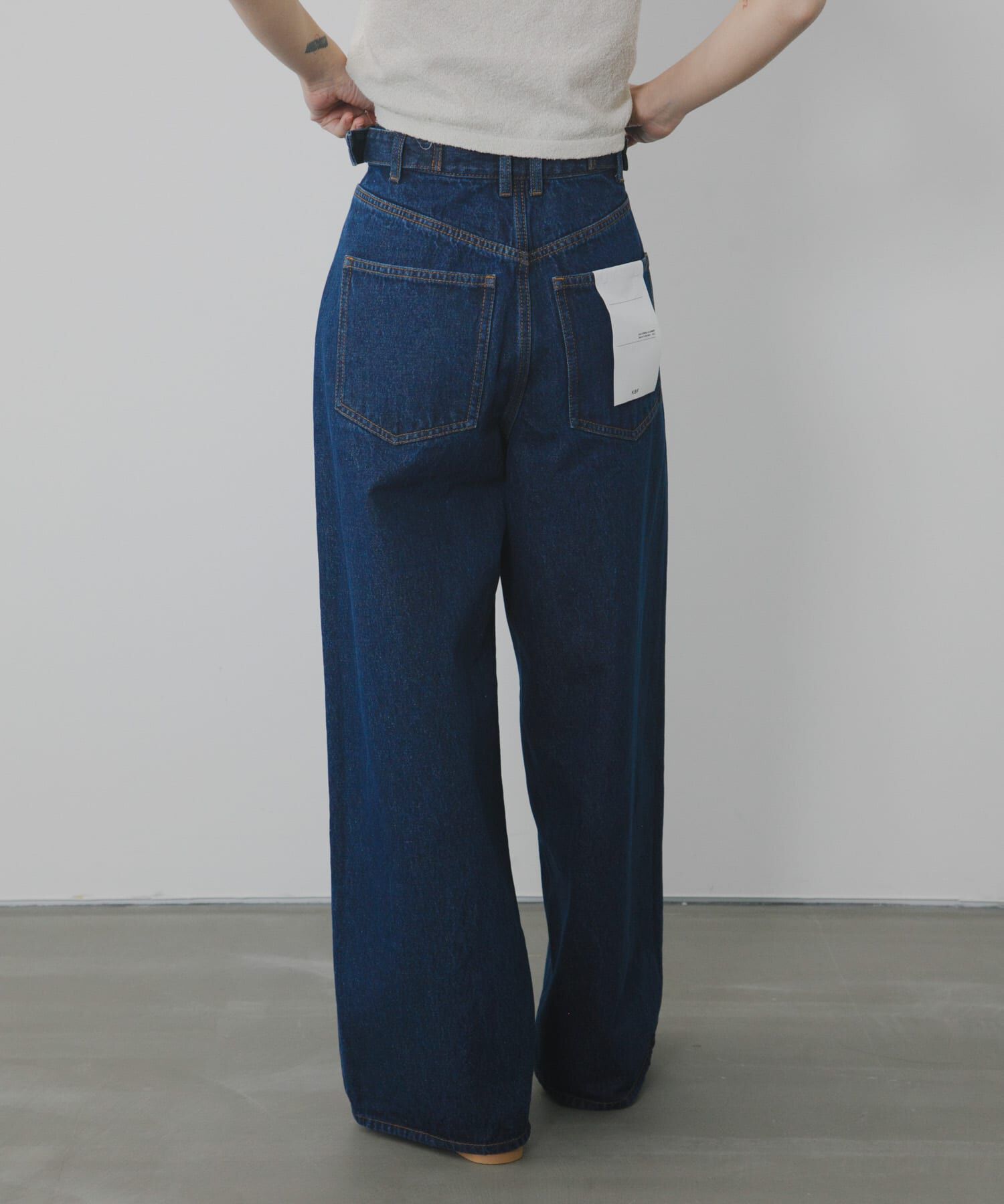  「『3サイズ展開』タックボタンアップデニム」|デニム|