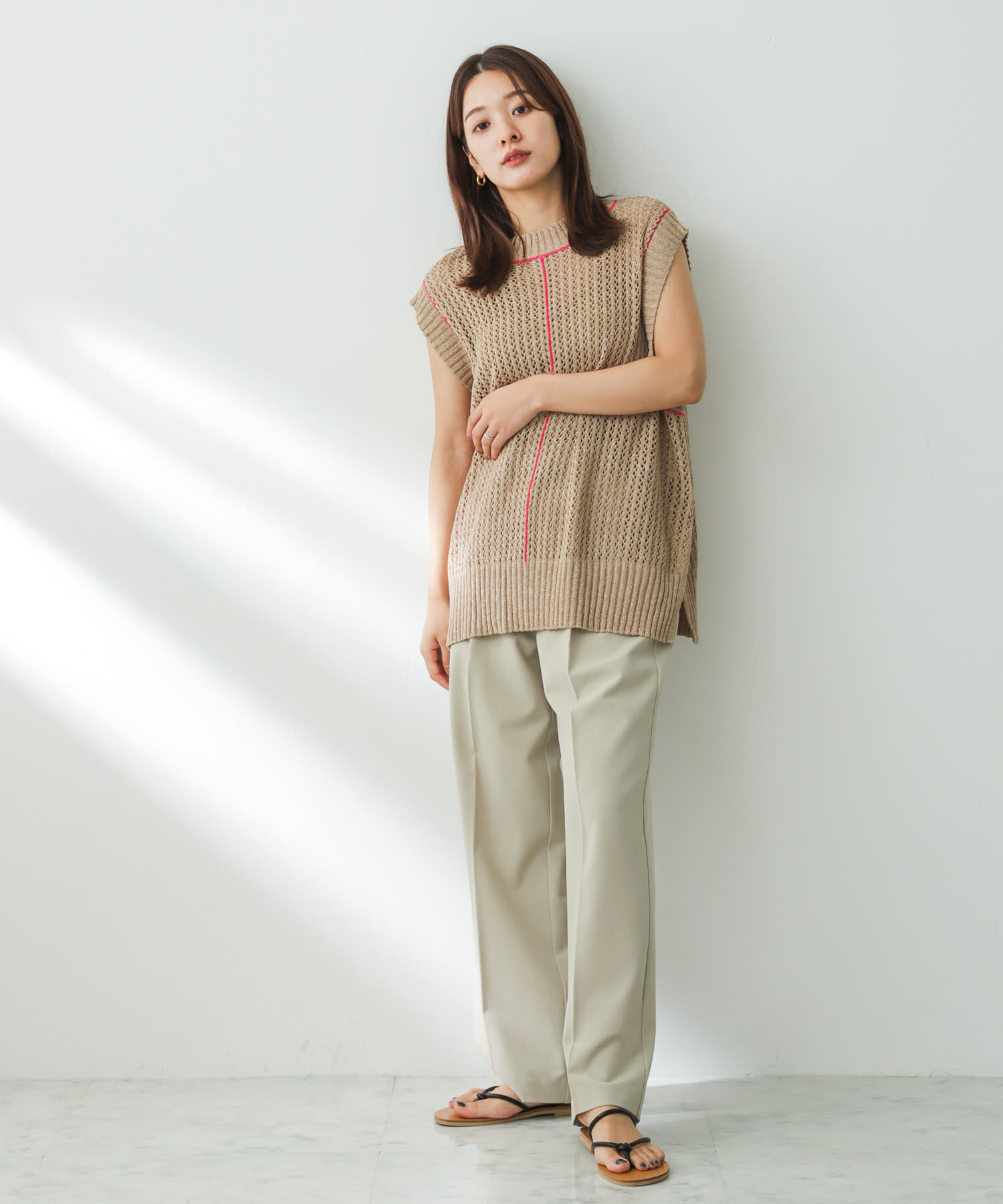 SENSE OF PLACE by URBAN RESEARCH「コードトングフラットサンダル」|サンダル|