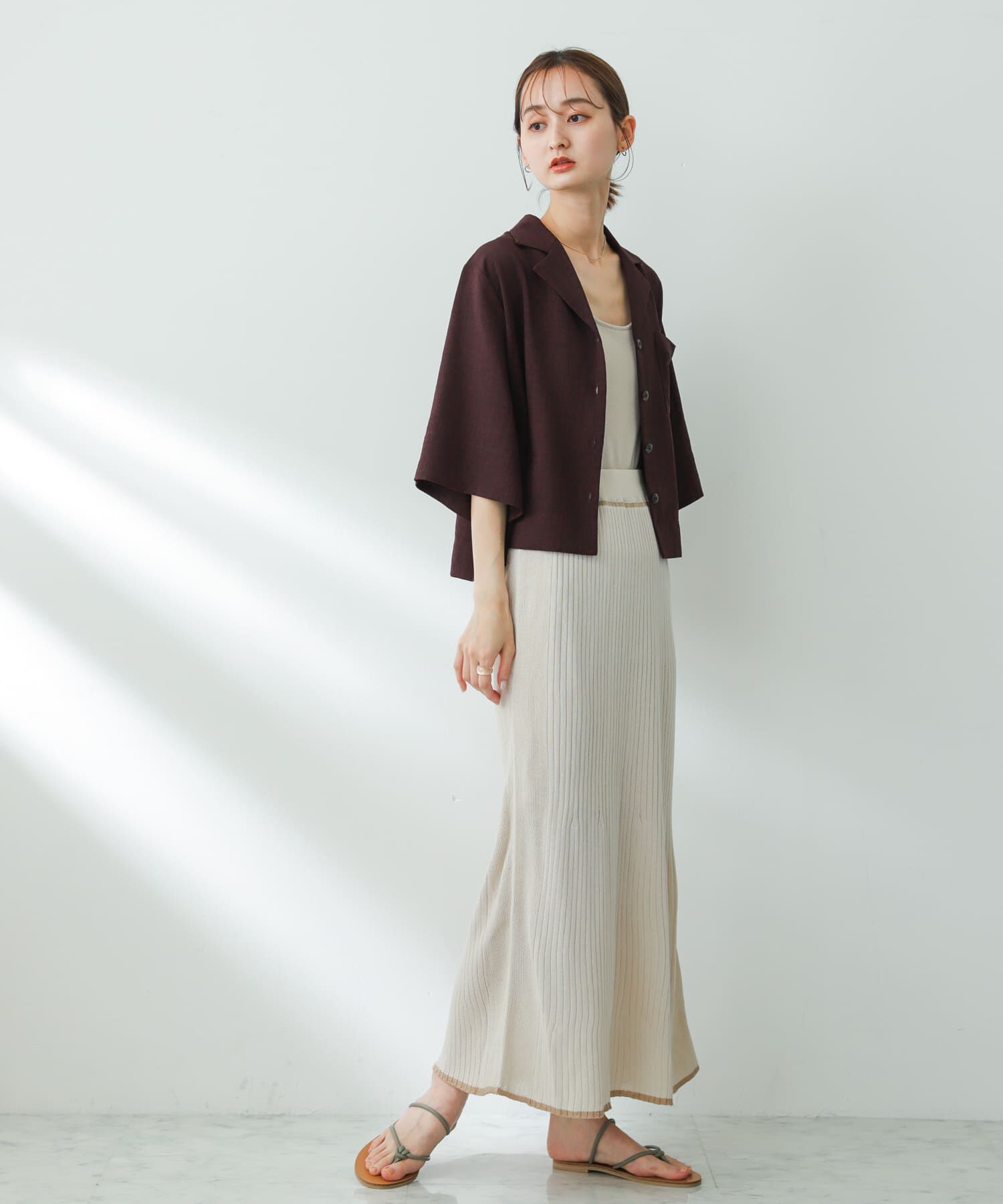 SENSE OF PLACE by URBAN RESEARCH「コードトングフラットサンダル」|サンダル|