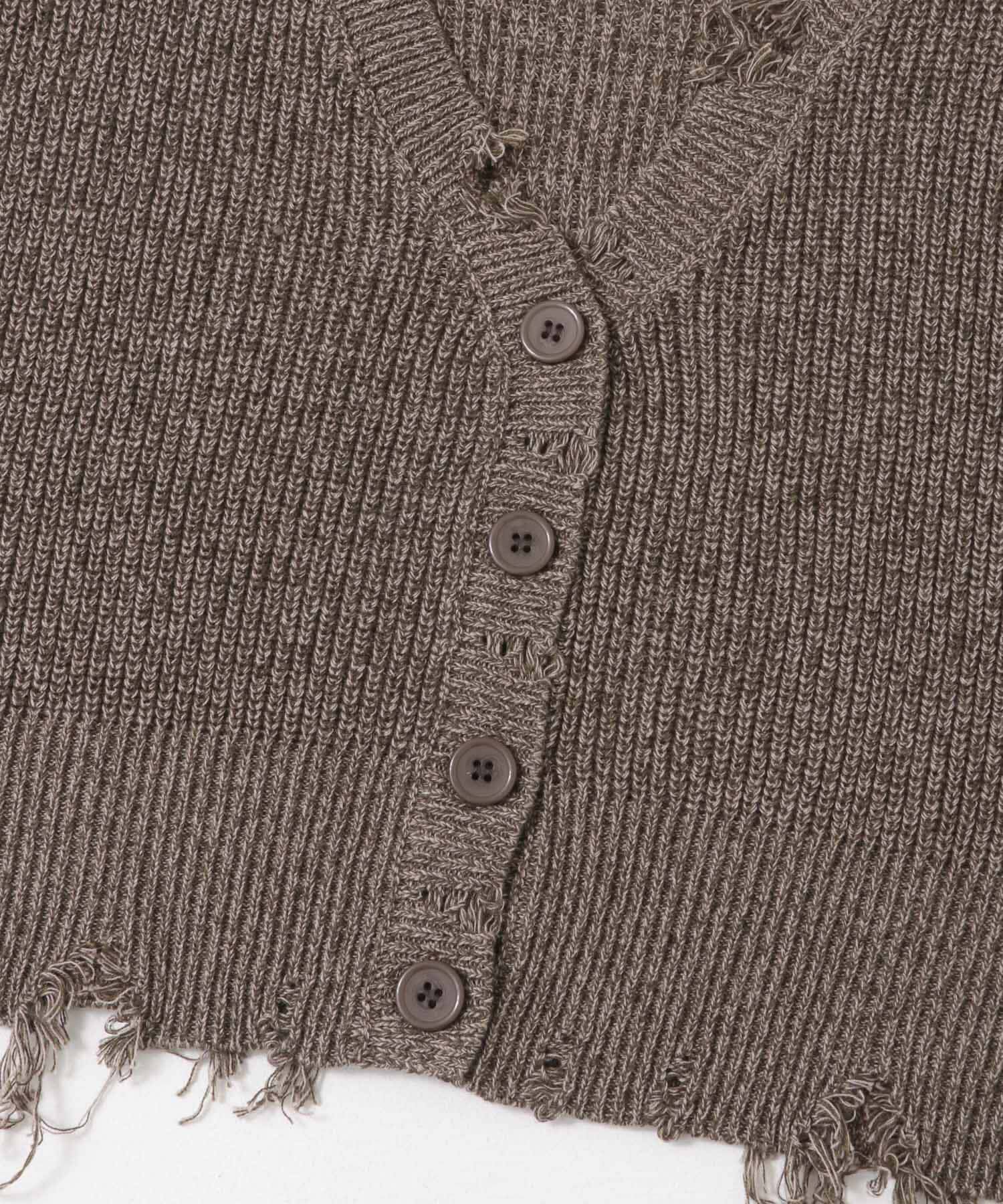 SENSE OF PLACE by URBAN RESEARCH「ダメージニットベスト」|ベスト・ジレ|