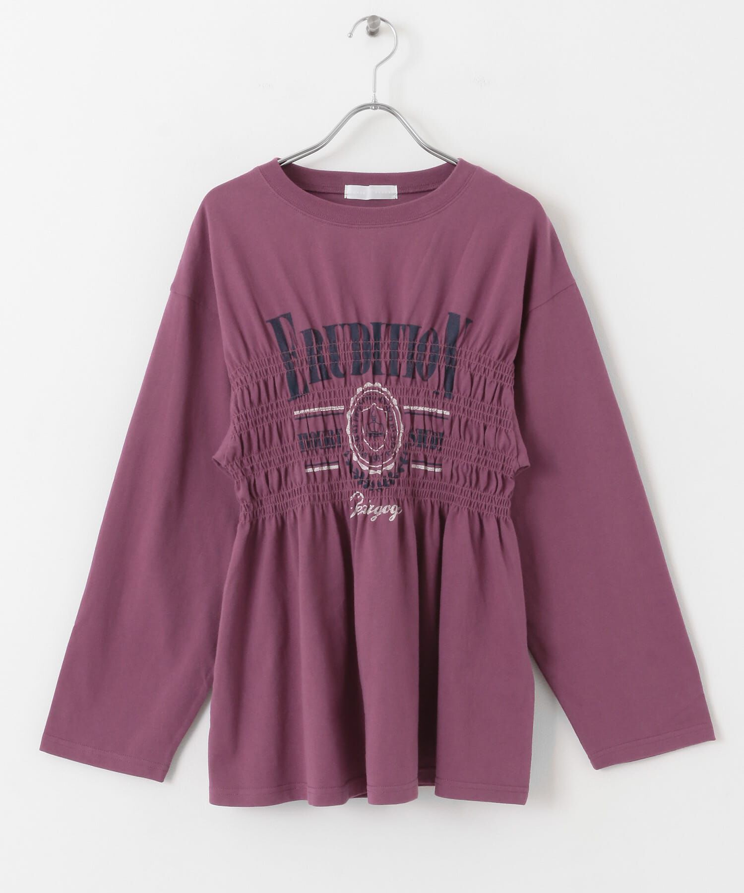 SENSE OF PLACE by URBAN RESEARCH「シャーリンググラフィックロングスリーブTシャツ」|Tシャツ・カットソー|